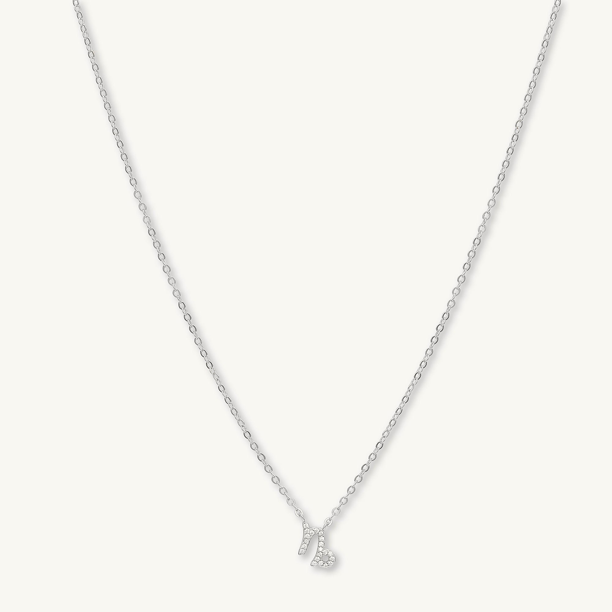 Capricorn Sapphire Charm Zodiac Star Sign Necklace
