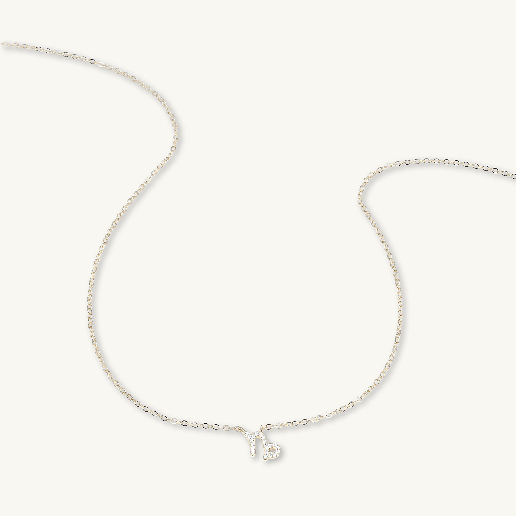 Capricorn Sapphire Charm Zodiac Star Sign Necklace