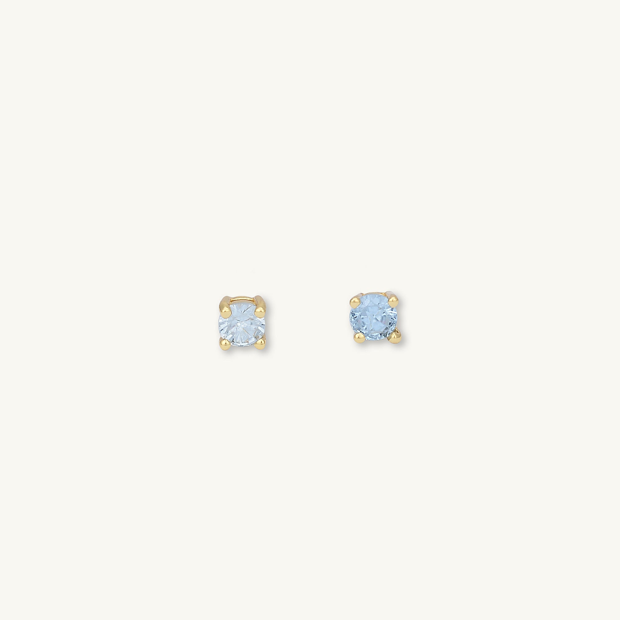Classic Birthstone Earrings March