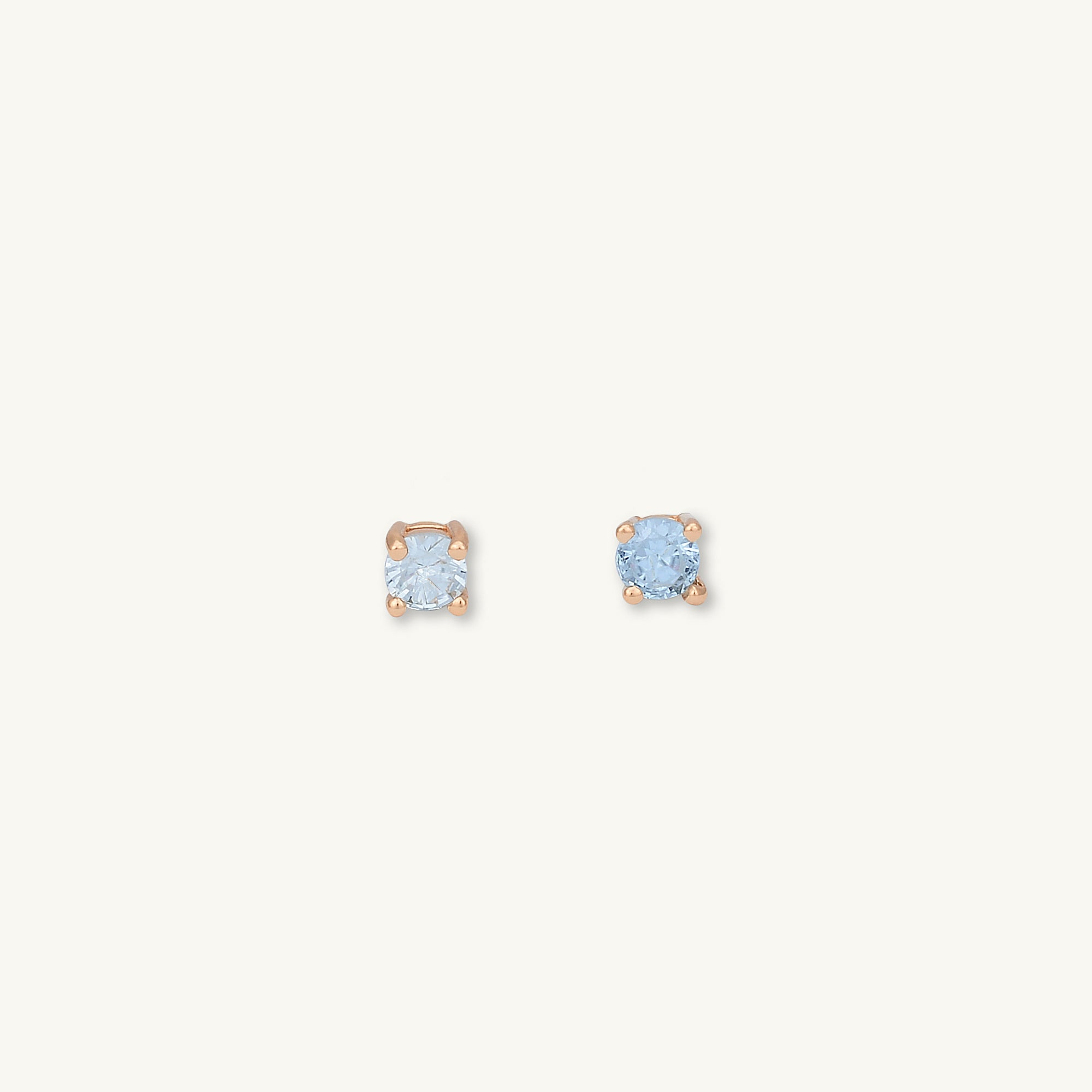 Classic Birthstone Earrings March