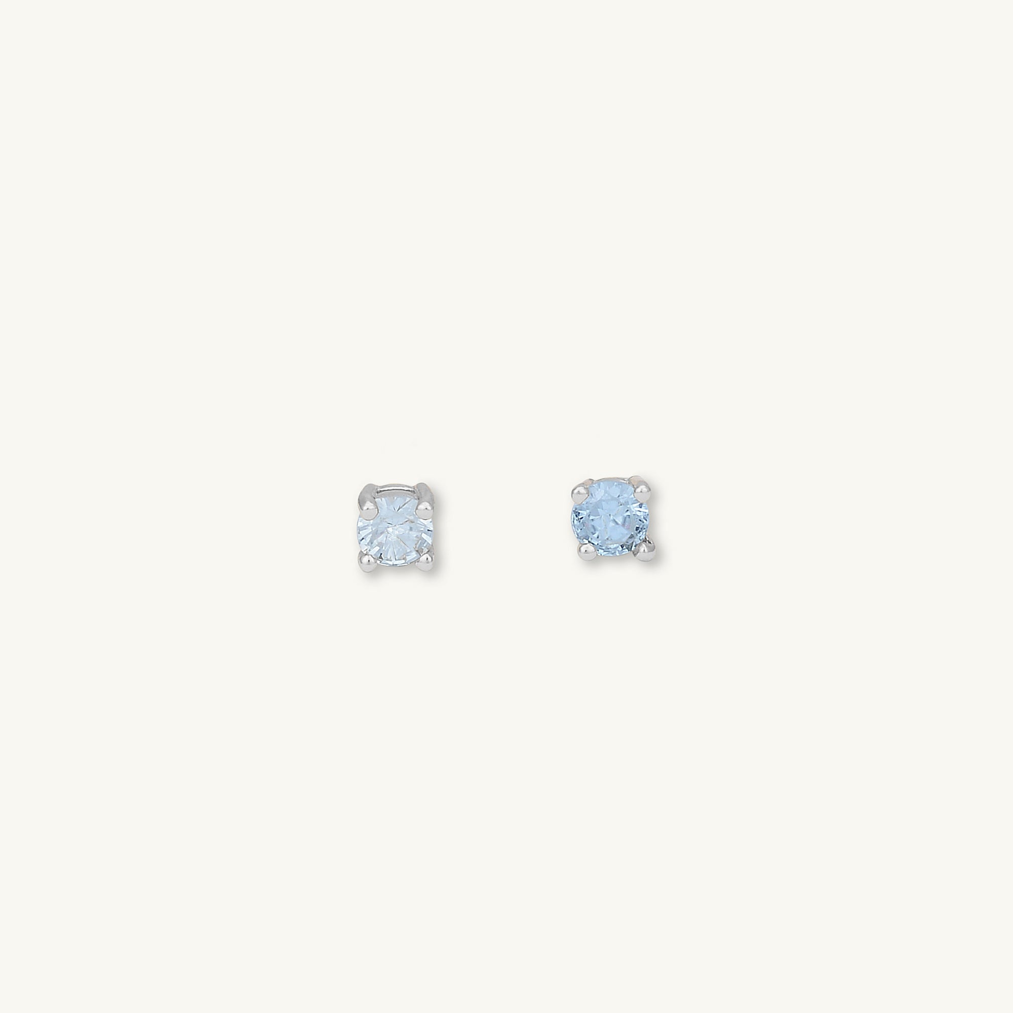 Classic Birthstone Earrings March