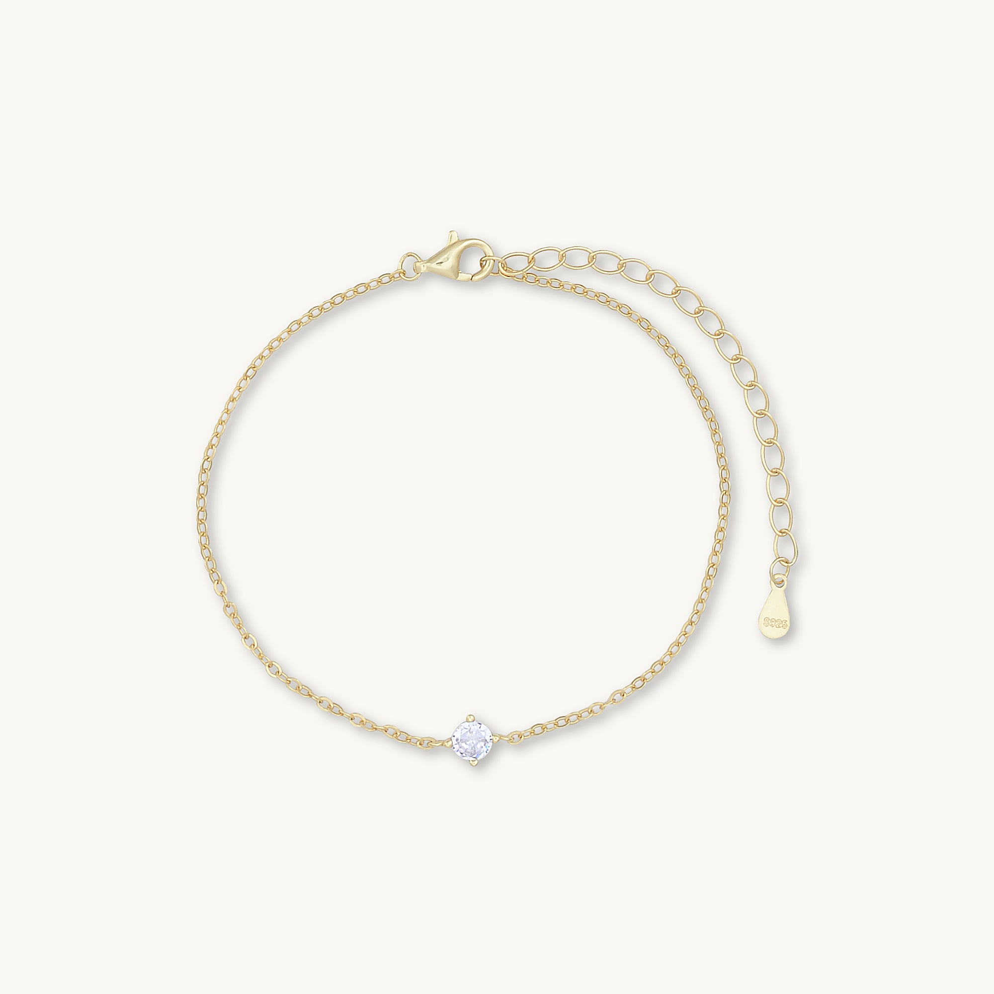 Classic Birthstone April Bracelet