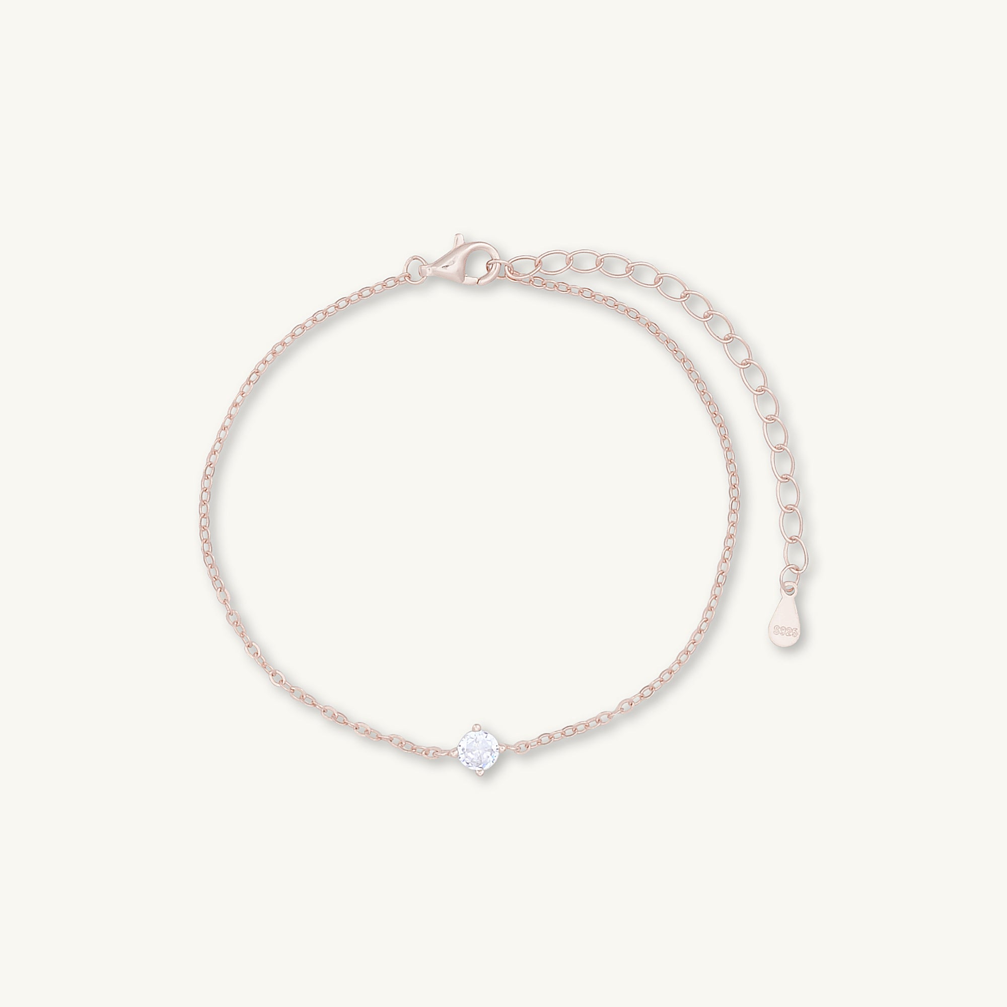 Classic Birthstone April Bracelet
