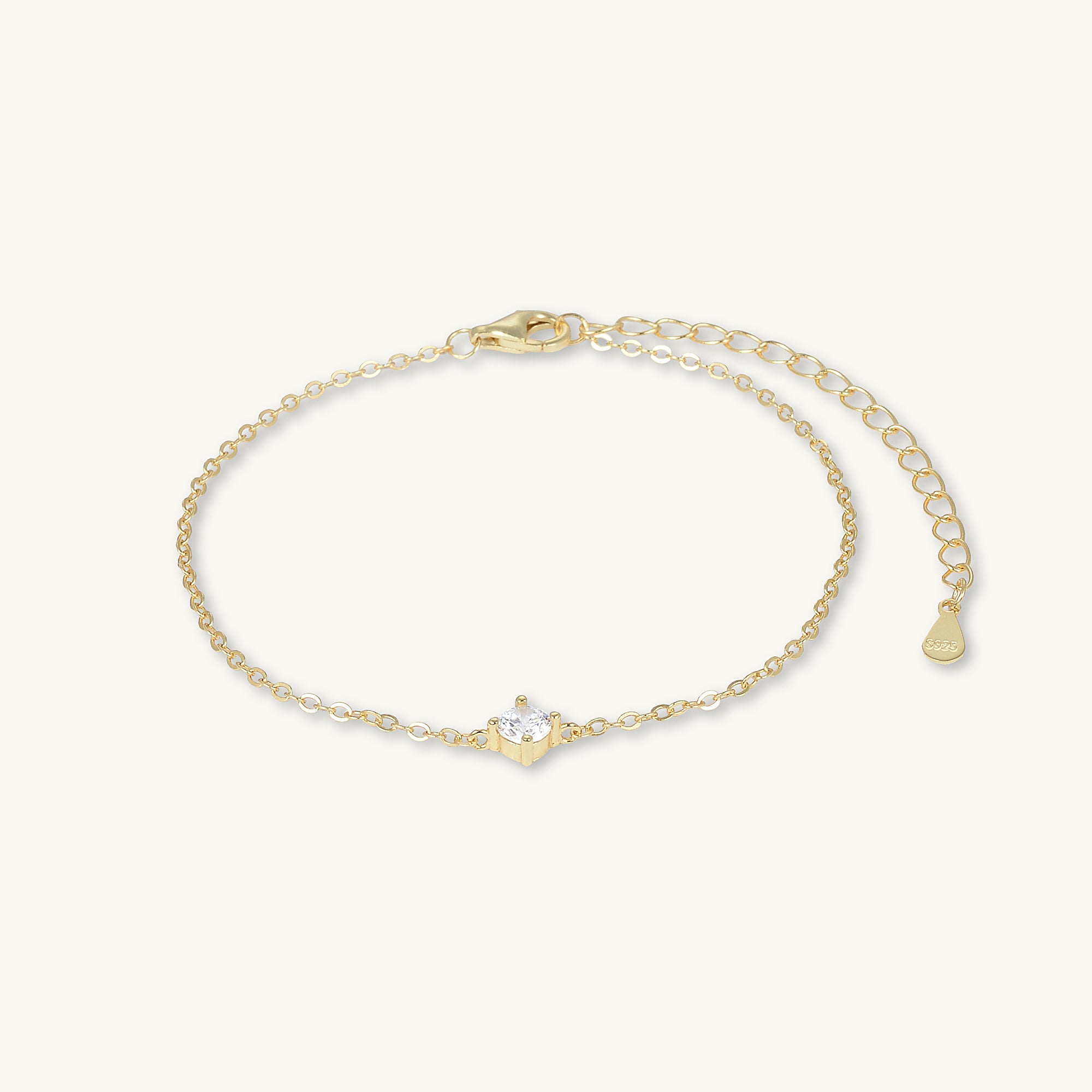 Classic Birthstone April Bracelet