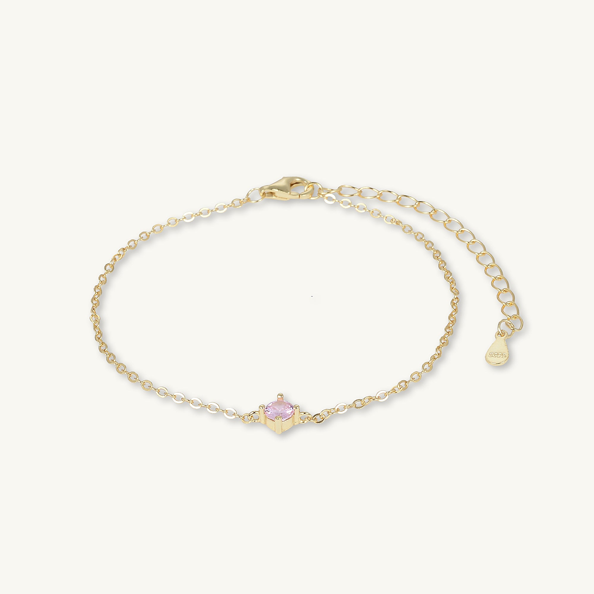 Classic Birthstone Bracelet October