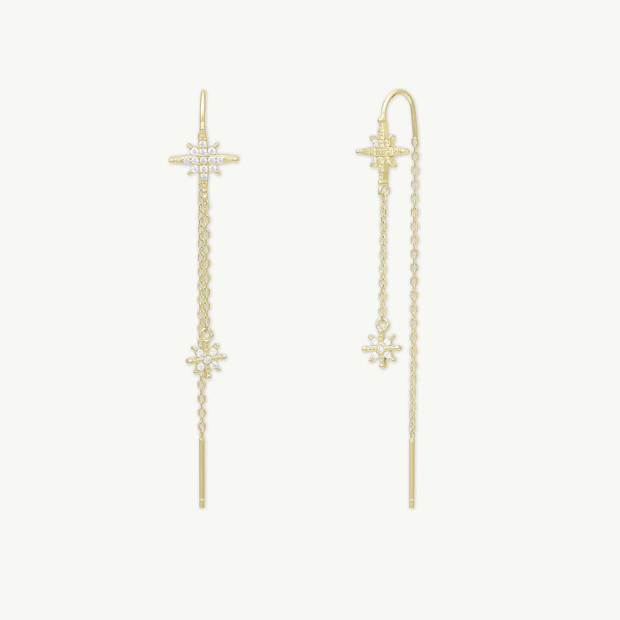 North Star Threader Earrings