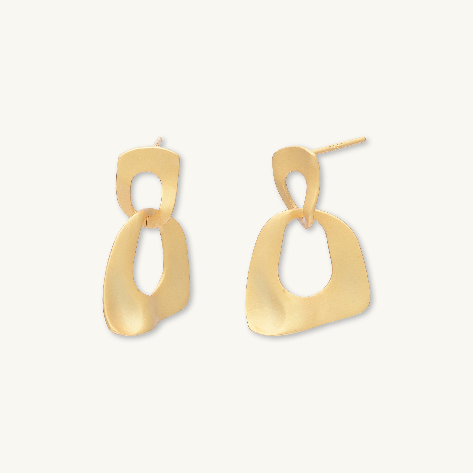 Link Statement Stud Earrings