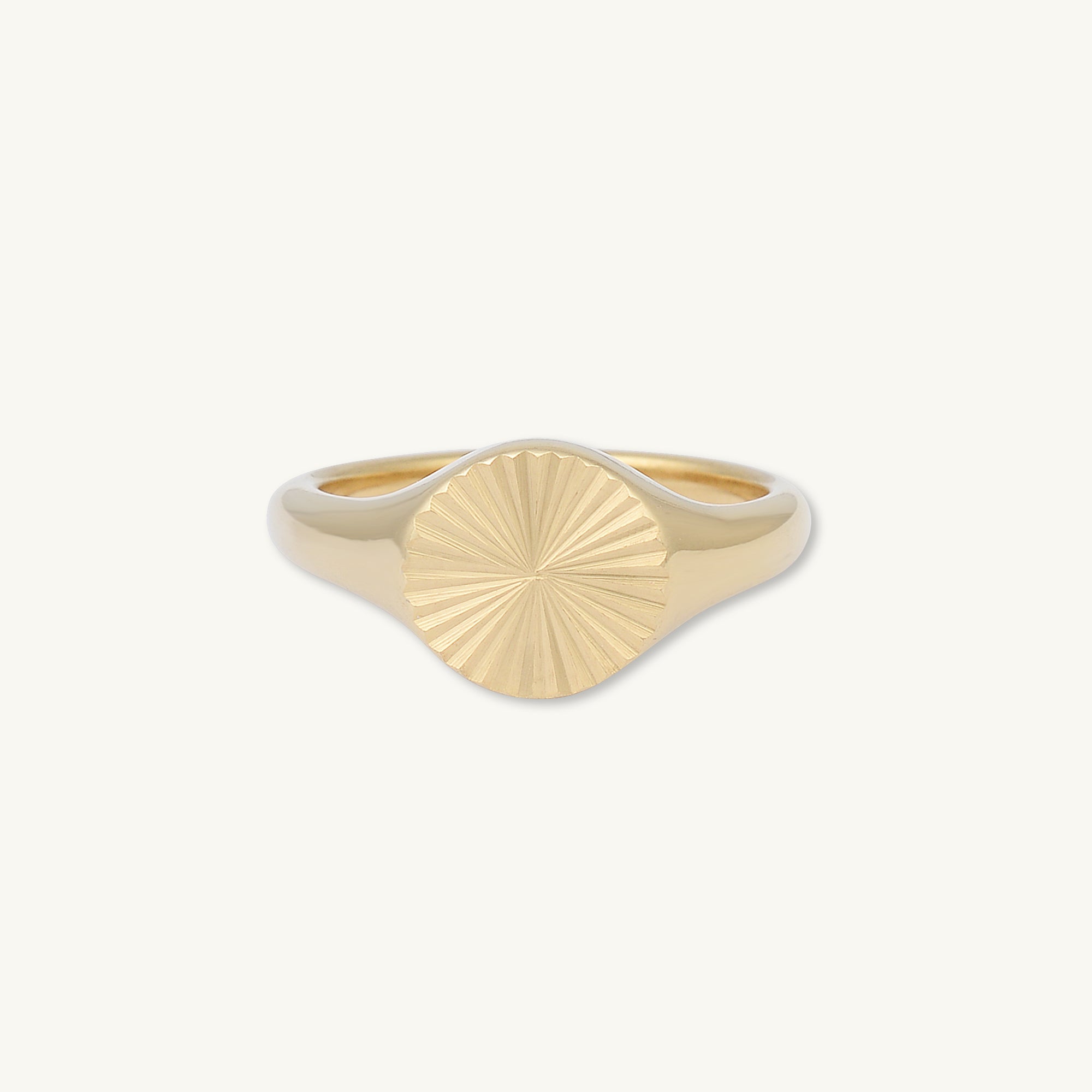 Boho Disc Signet Ring - Camile & Stone