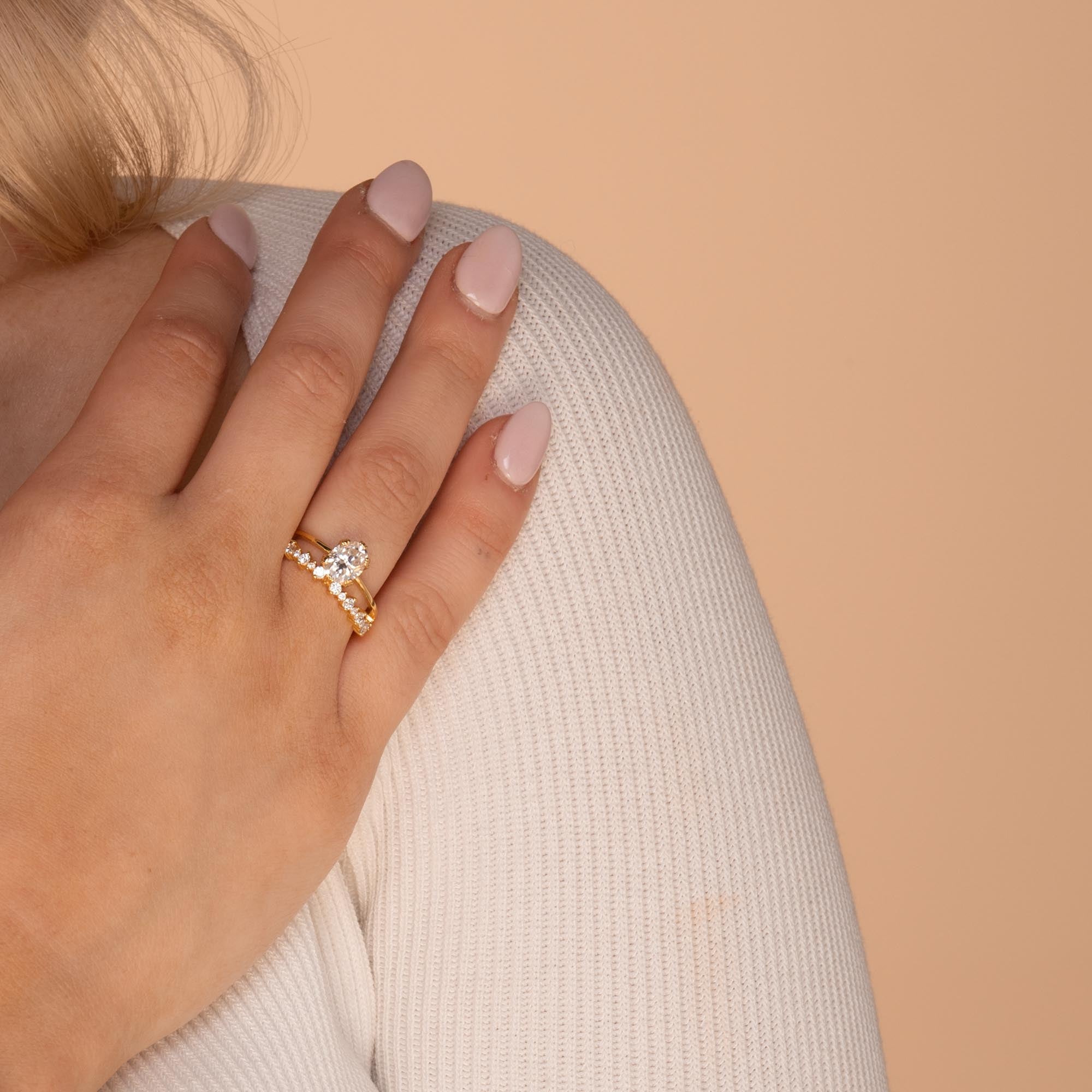 1.5 ct The Willow Moissanite Diamond Engagement Ring