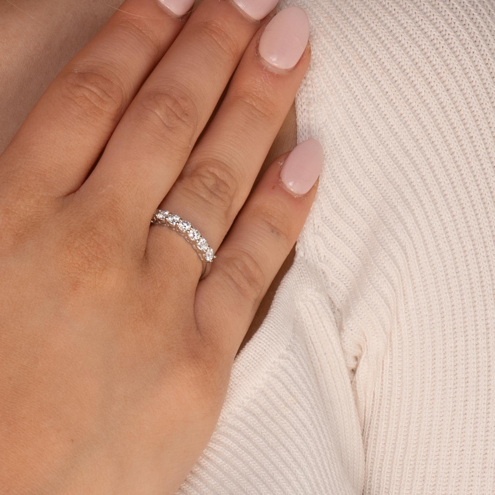 The Aspen Moissanite Diamond Engagement Ring
