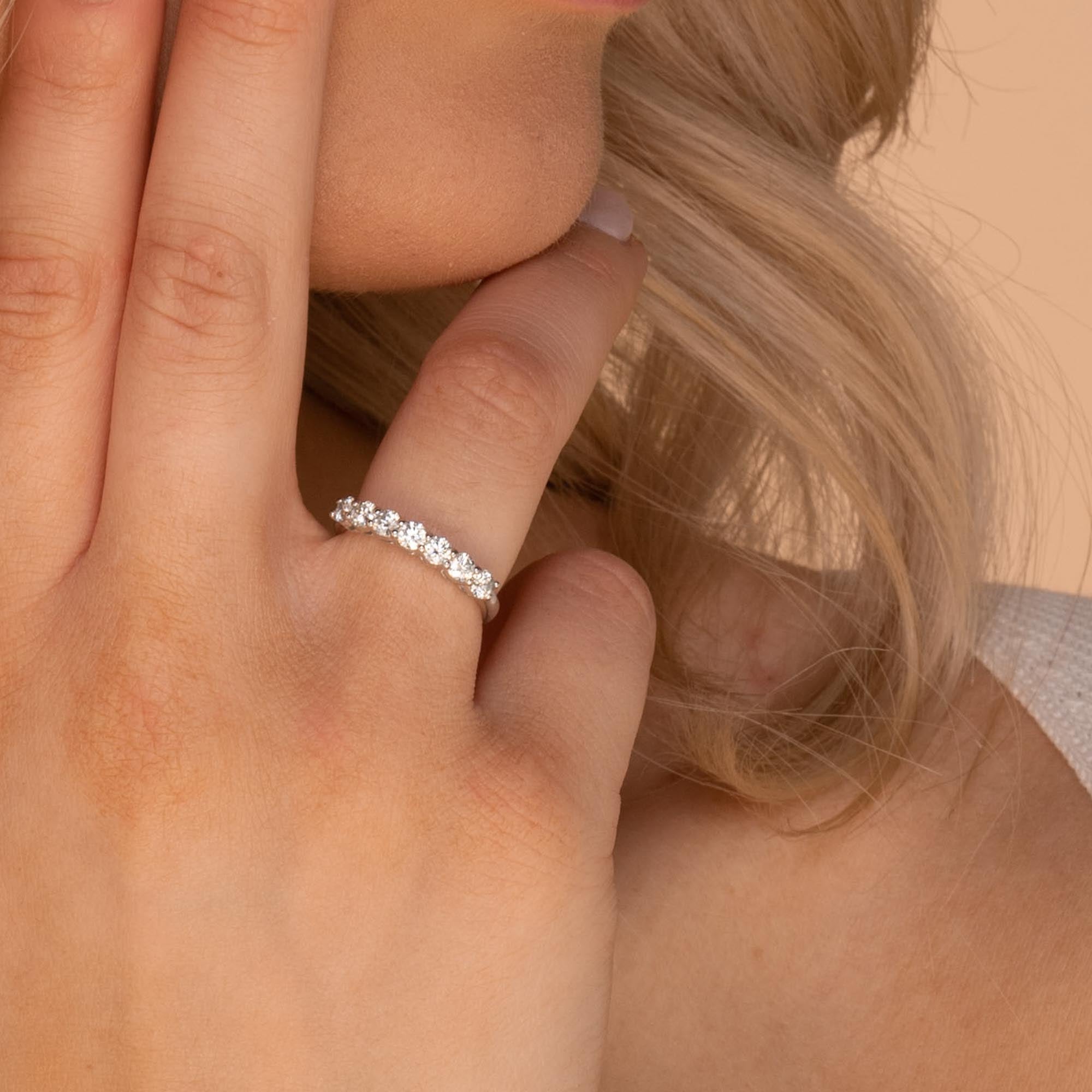 The Aspen Moissanite Diamond Engagement Ring