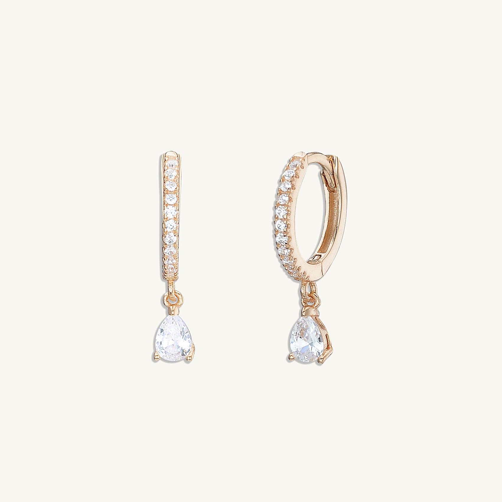 Teardrop Solitaire Hoops