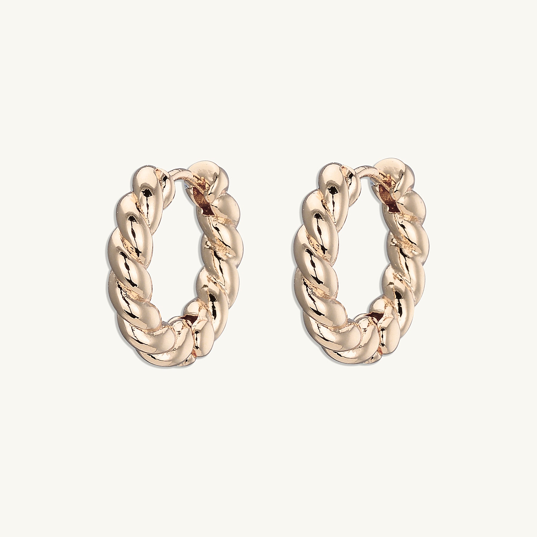 Mini Croissant Earrings