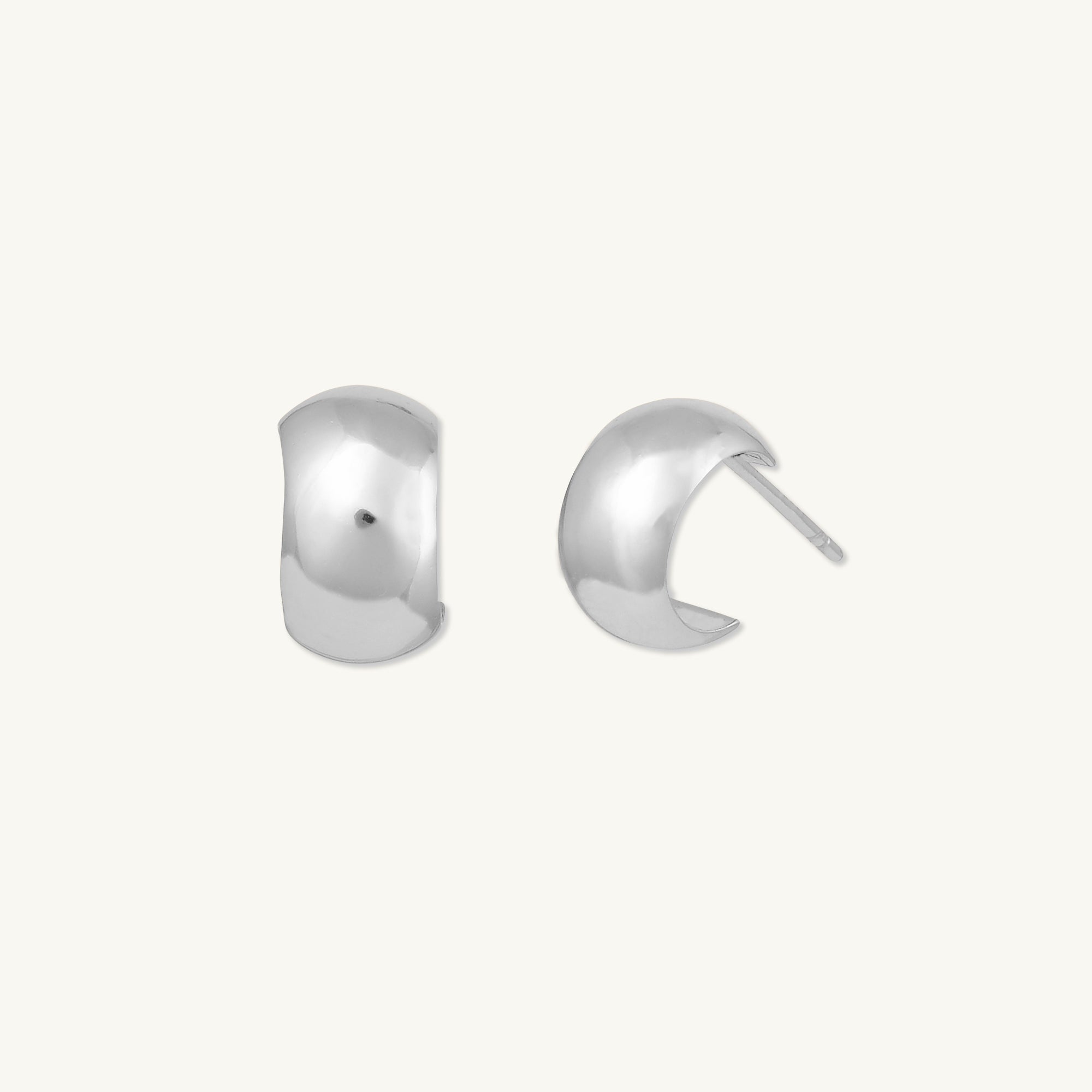Classic Thick Huggie Earrings