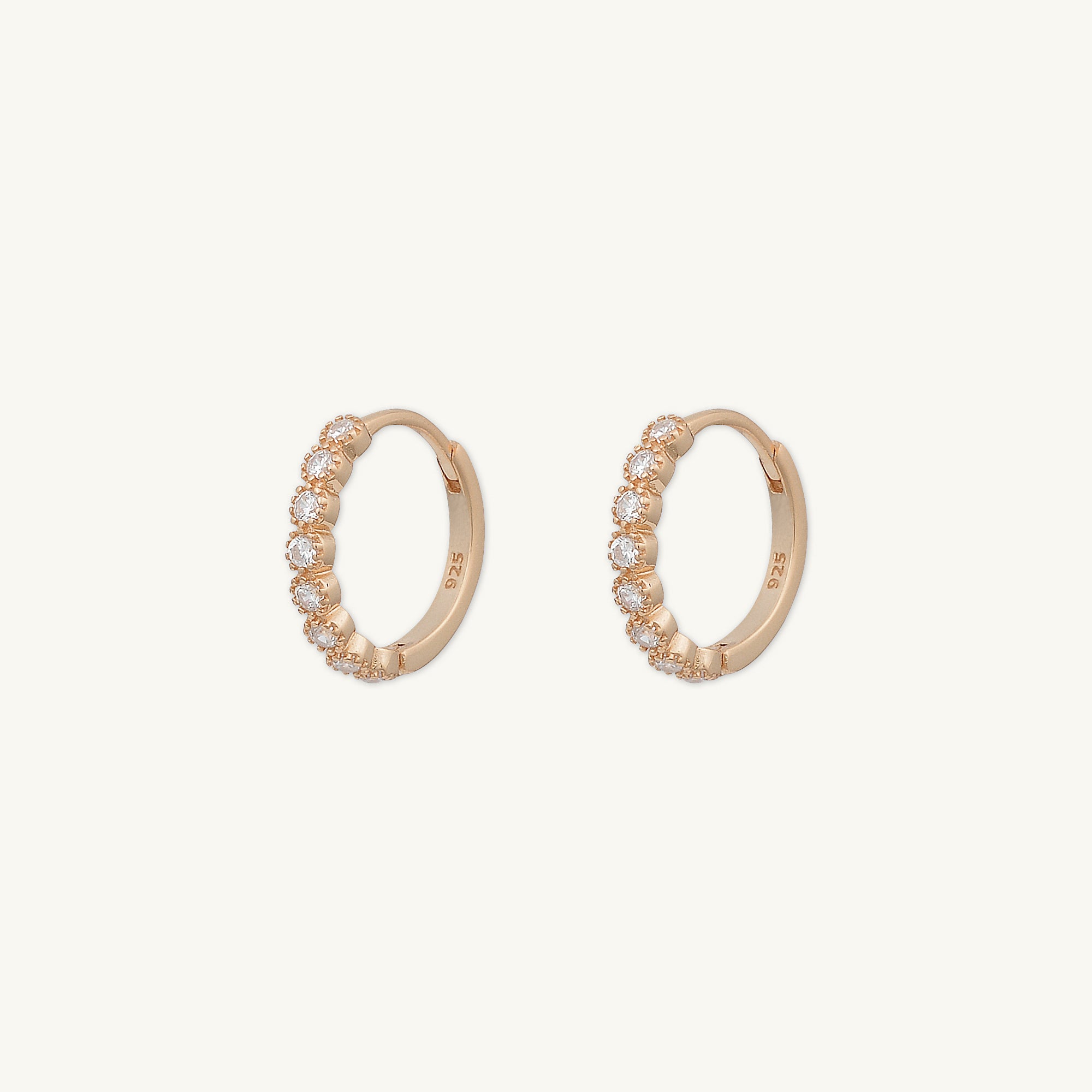 Classic Sapphire Hoops