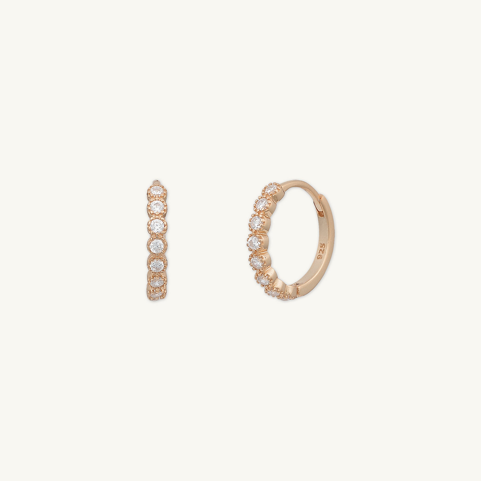 Classic Sapphire Hoops