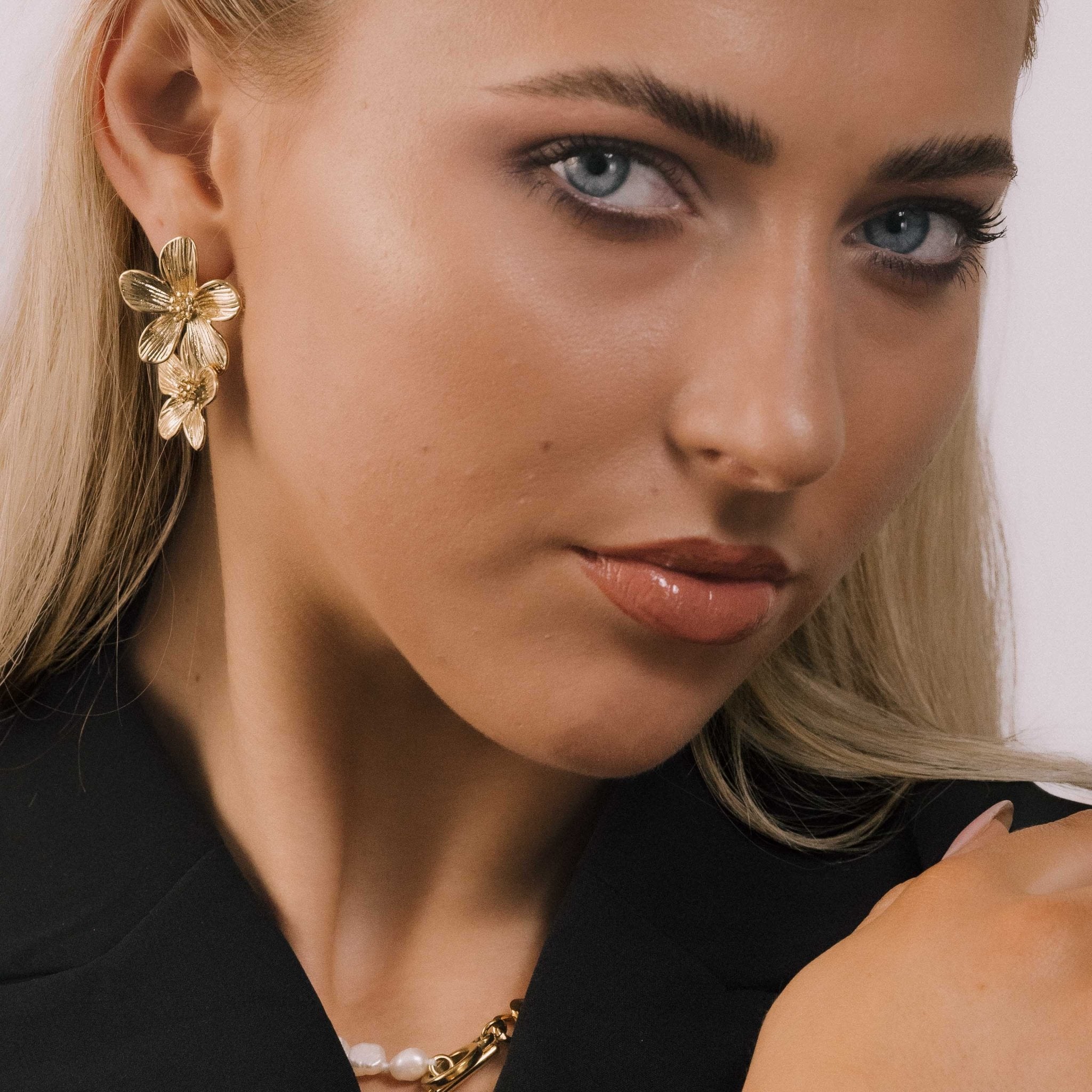 Charelle Floral Statement Earrings - Camile & Stone