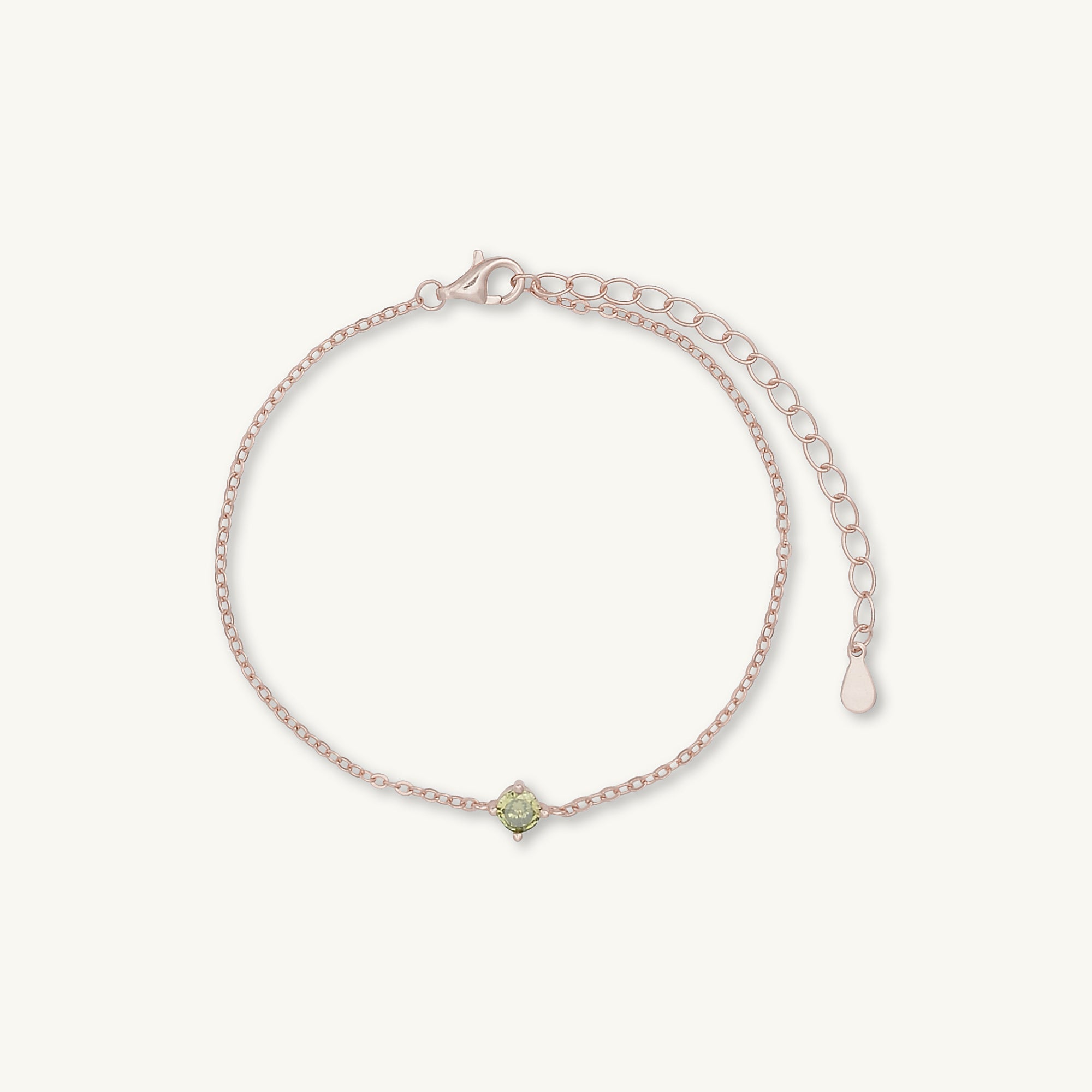 Classic Birthstone Bracelet August - Camile & Stone