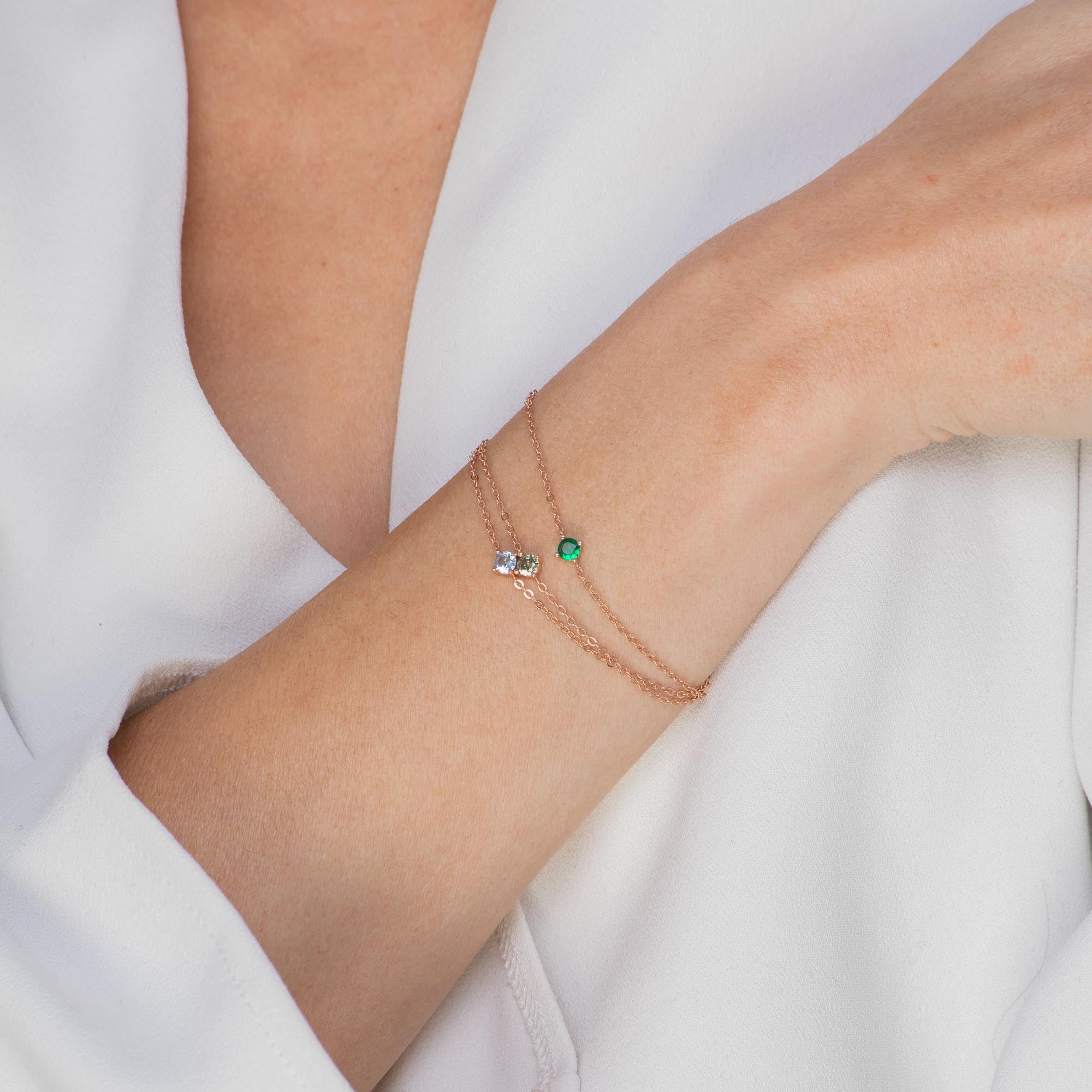 Classic Birthstone Bracelet May - Camile & Stone