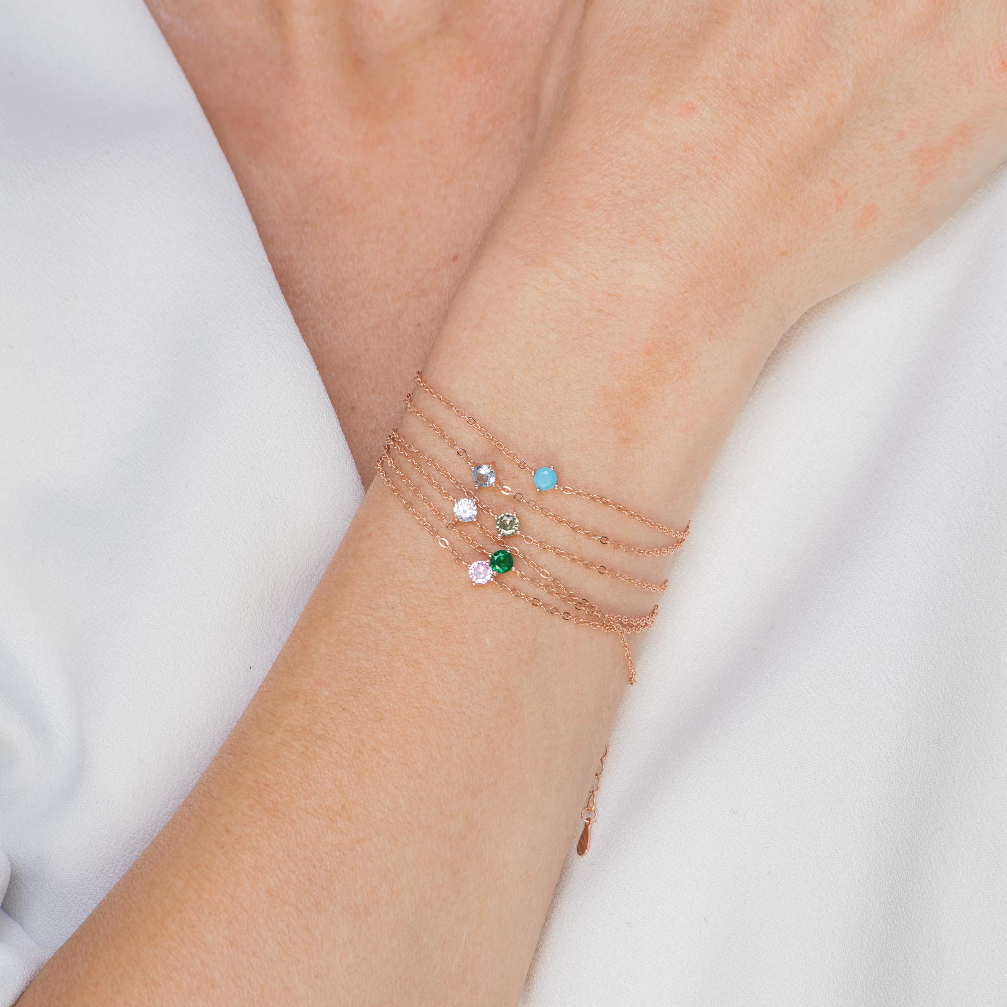 Classic Birthstone Bracelet May - Camile & Stone