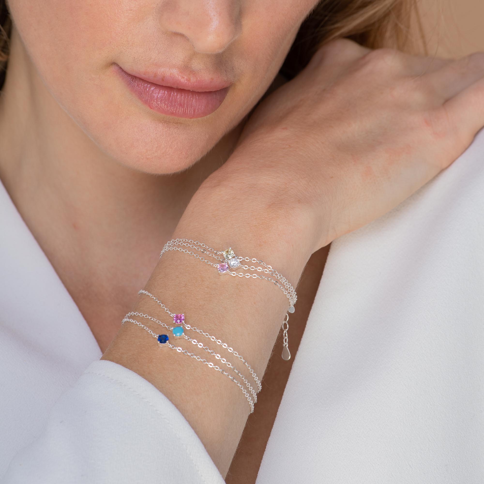 Classic Birthstone Bracelet September - Camile & Stone
