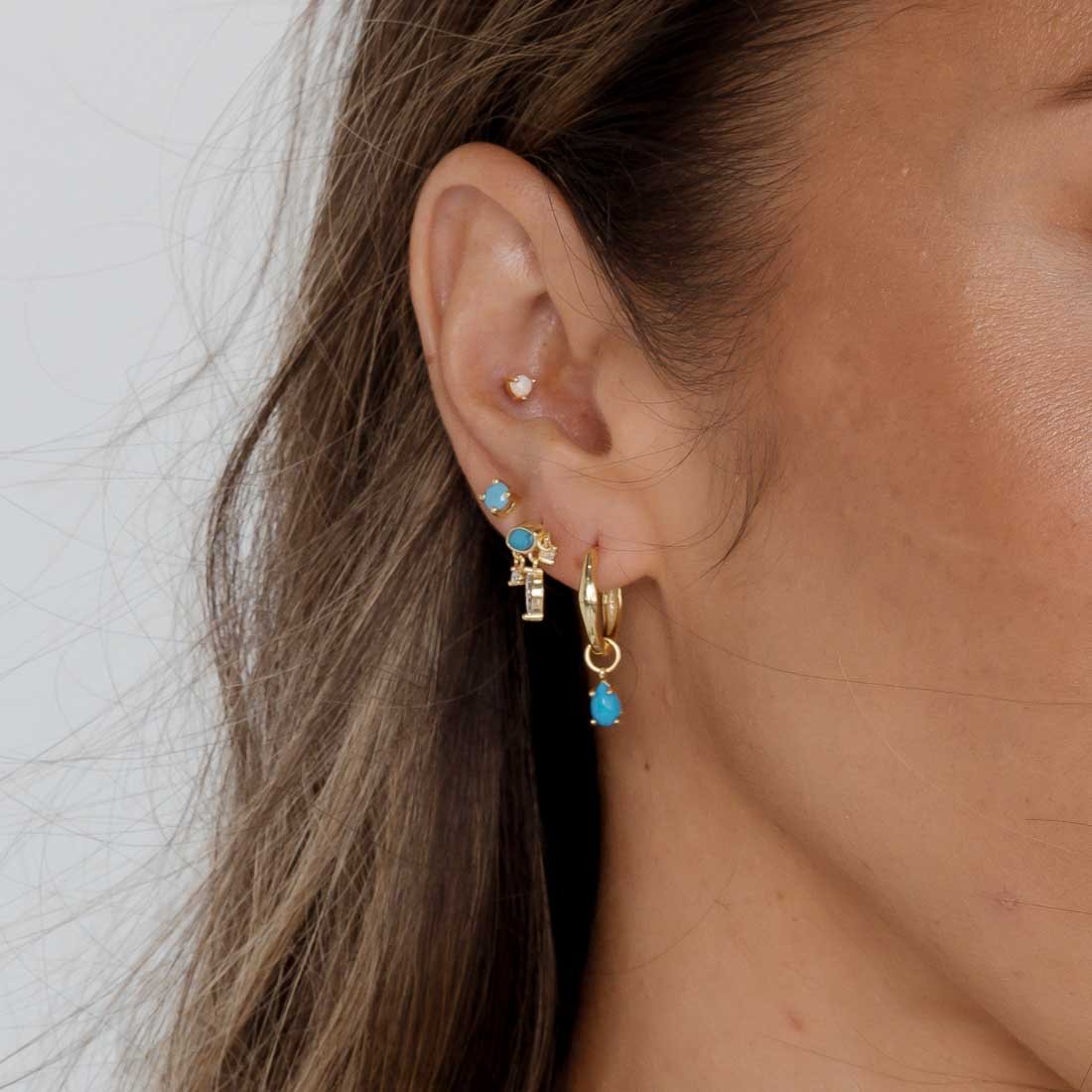 Classic Birthstone Earrings December - Camile & Stone