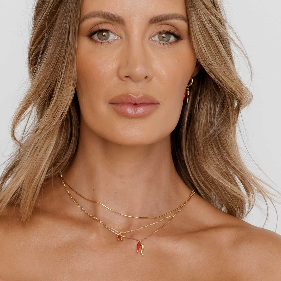 Classic Birthstone Necklace January - Camile & Stone