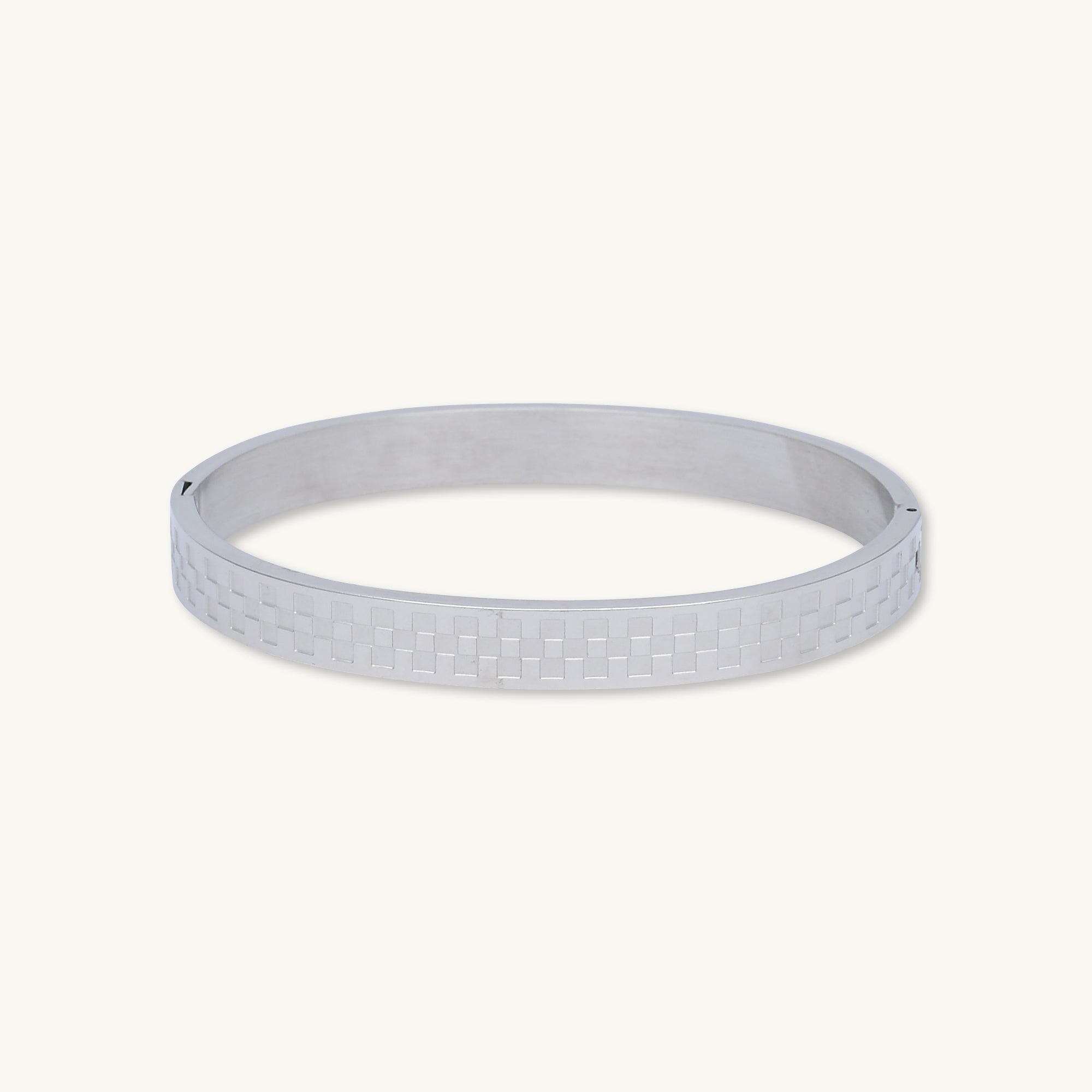 Classic Checkered Bangle Bracelet - Camile & Stone