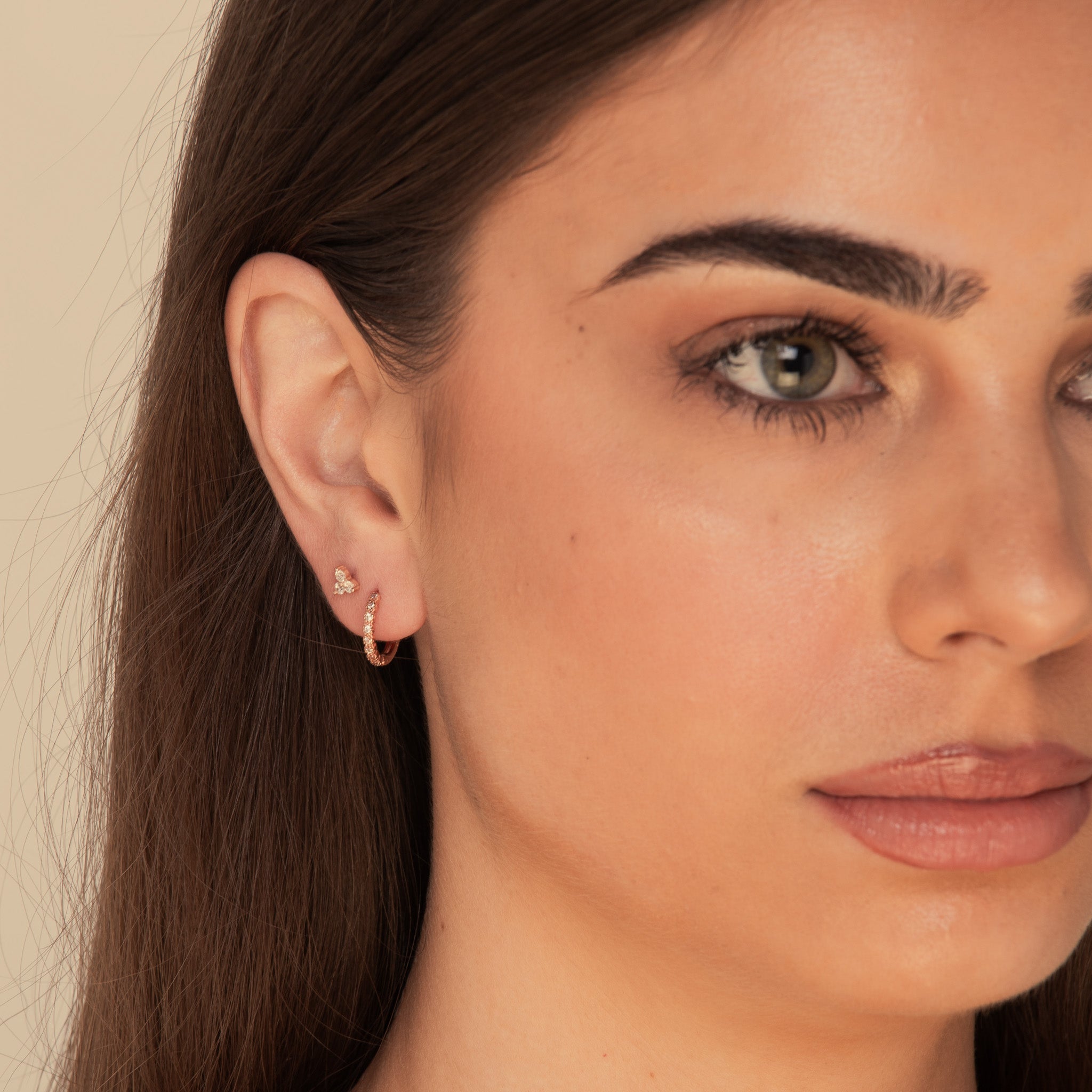 Classic Sapphire Huggie Earrings - Camile & Stone