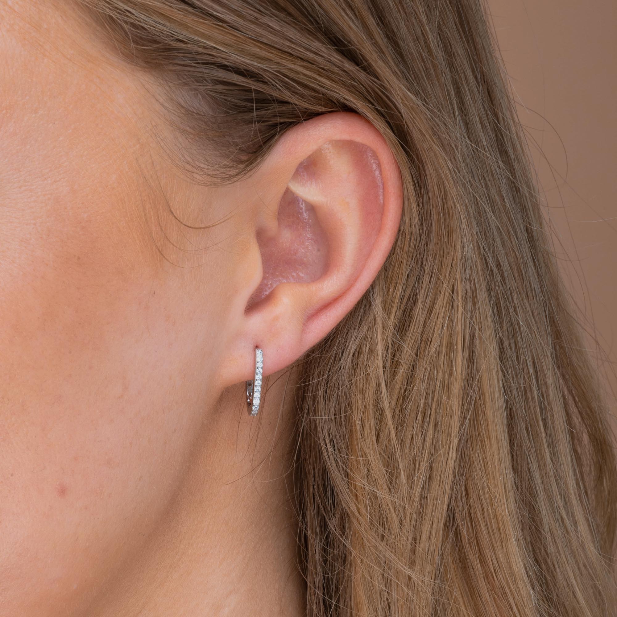 Classic Sapphire Oval Huggie Earrings - Camile & Stone