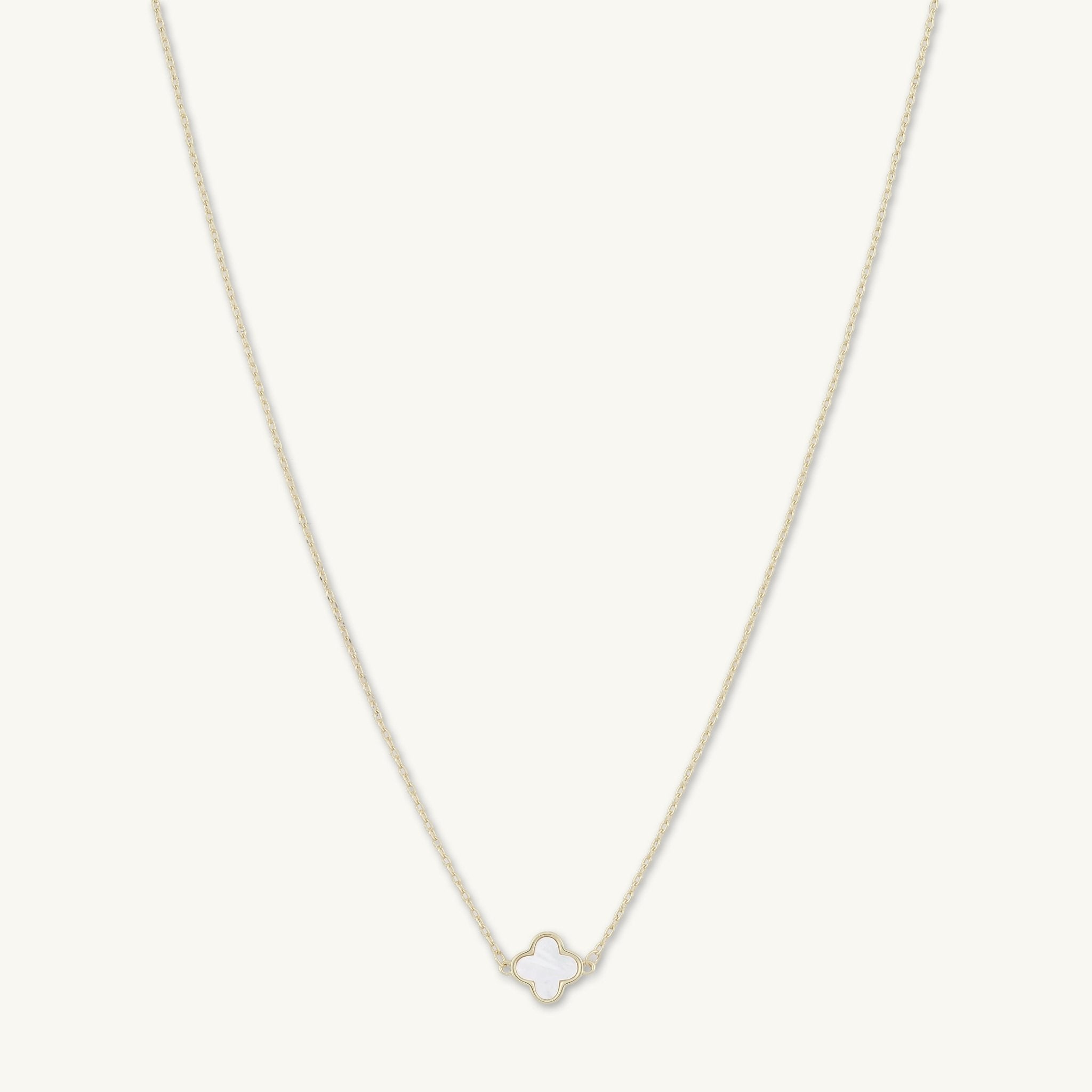 Clover Single MOP Necklace - Camile & Stone
