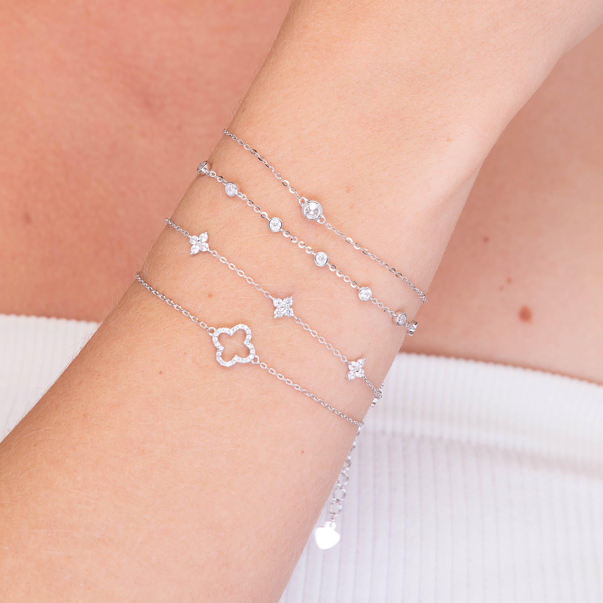 Clover Station Chain Bracelet - Camile & Stone