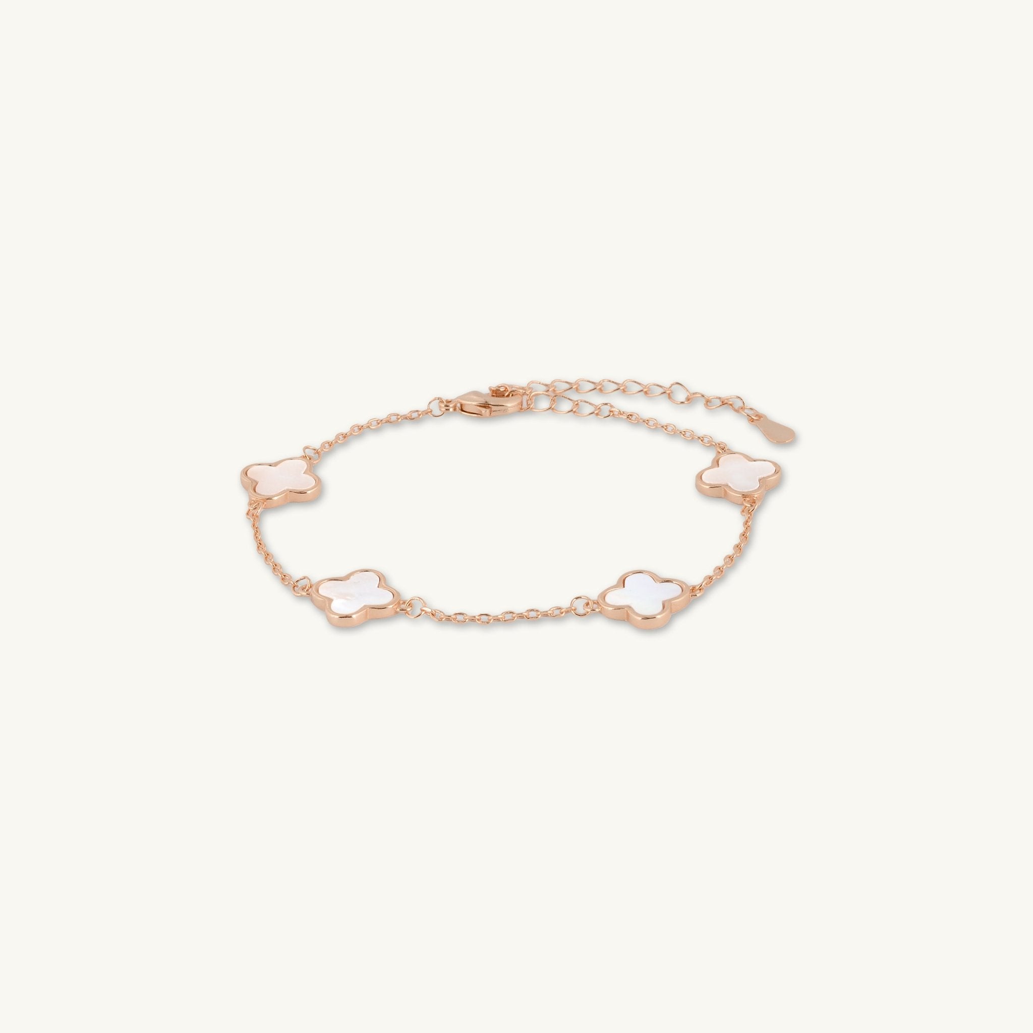 Clover Station MOP Bracelet - Camile & Stone