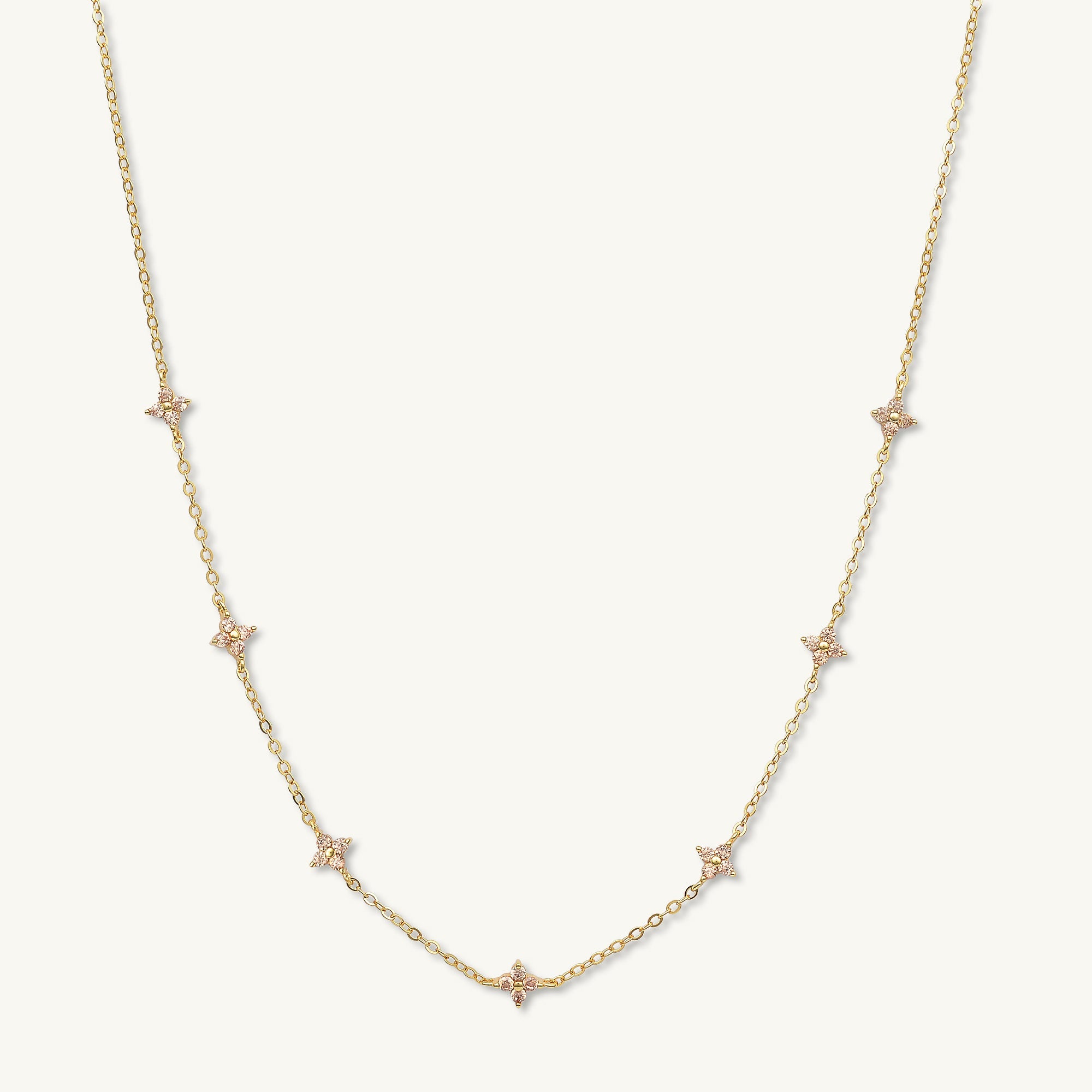 Clover Station Sapphire Necklace - Camile & Stone