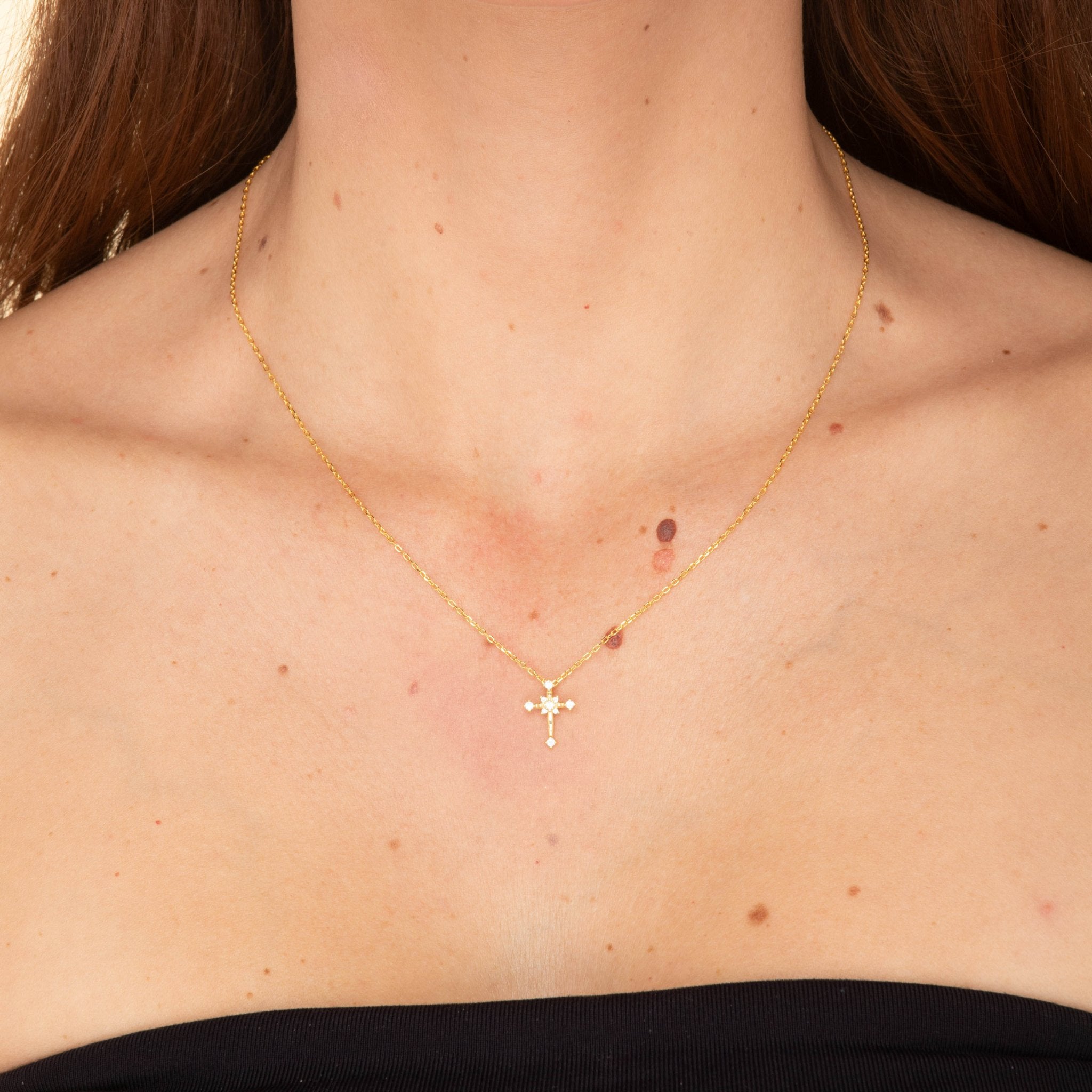 Cross Sacred Chain Necklace - Camile & Stone