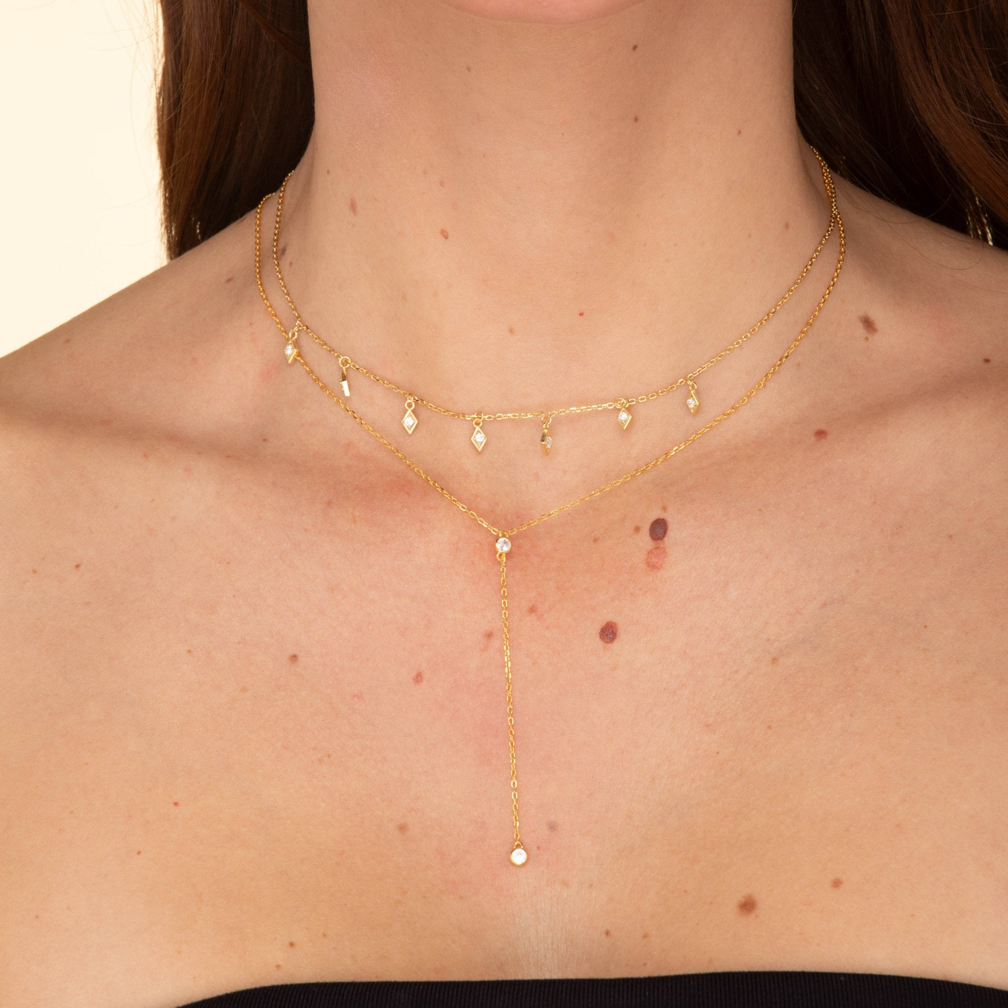 Dangling Kite Sapphire Necklace - Camile & Stone