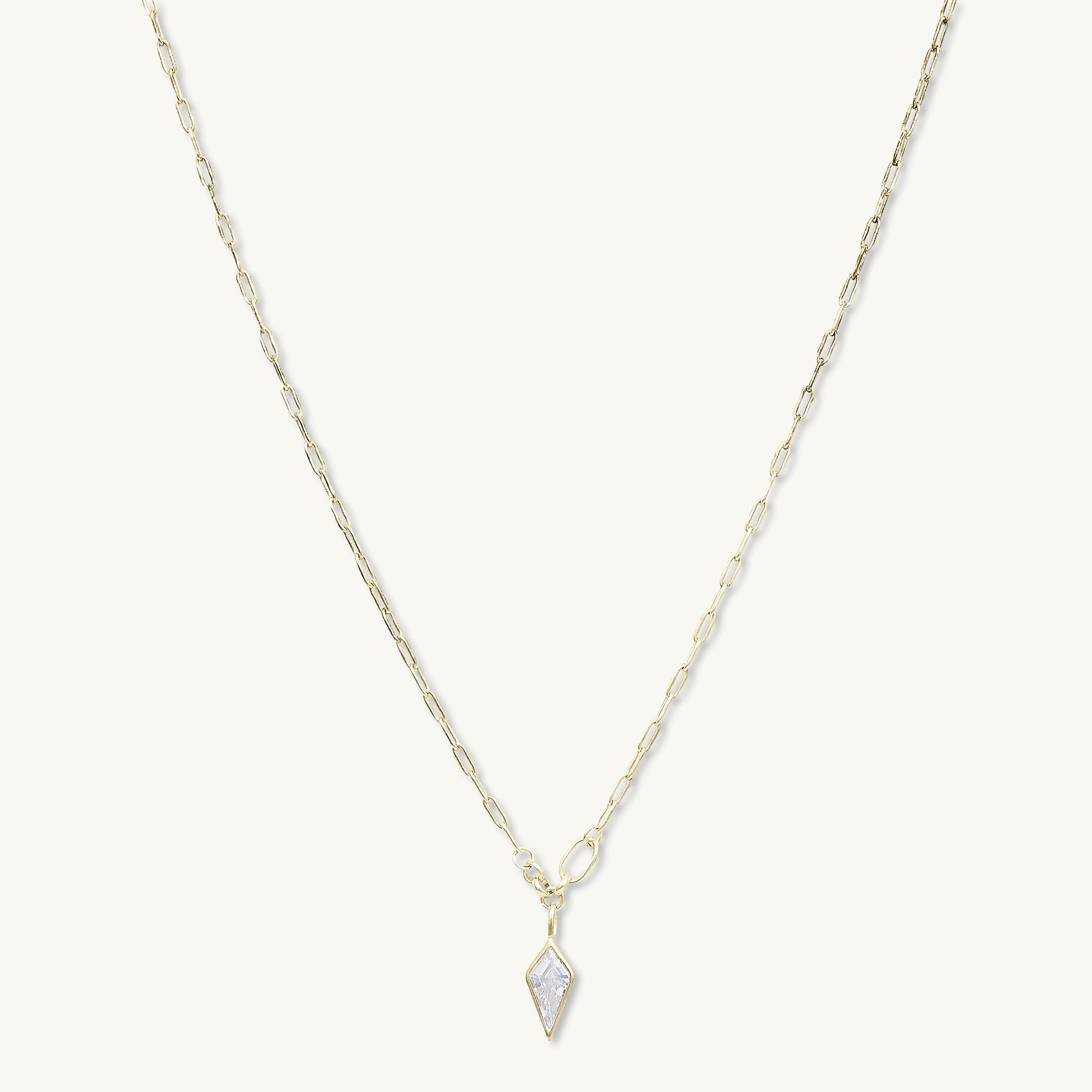 Drop Spike Link Necklace - Camile & Stone