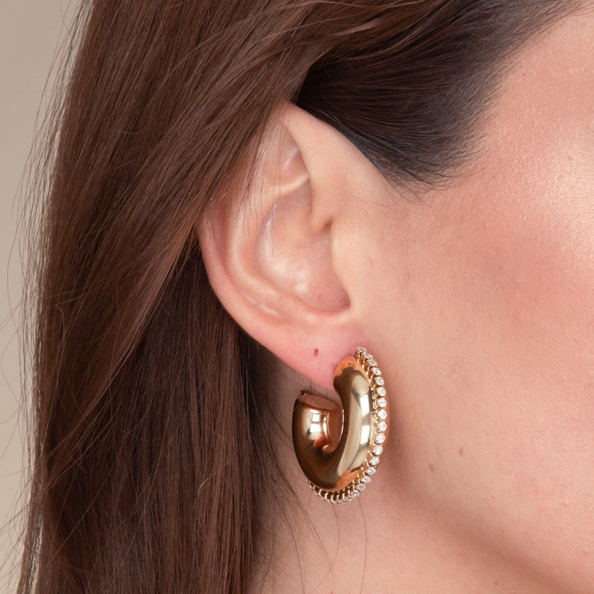 Emery Statement Hoop Earrings - Camile & Stone