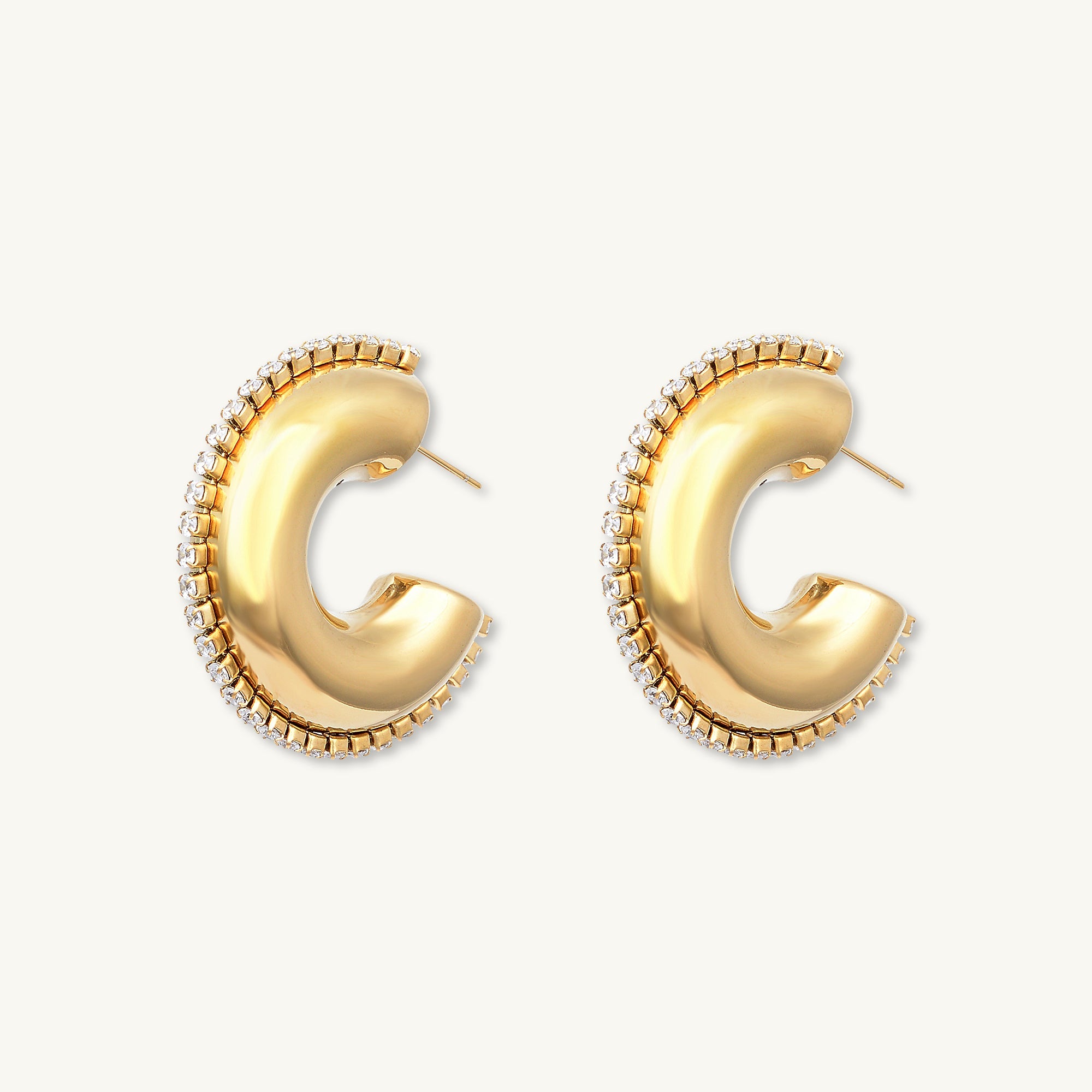Emery Statement Hoop Earrings - Camile & Stone