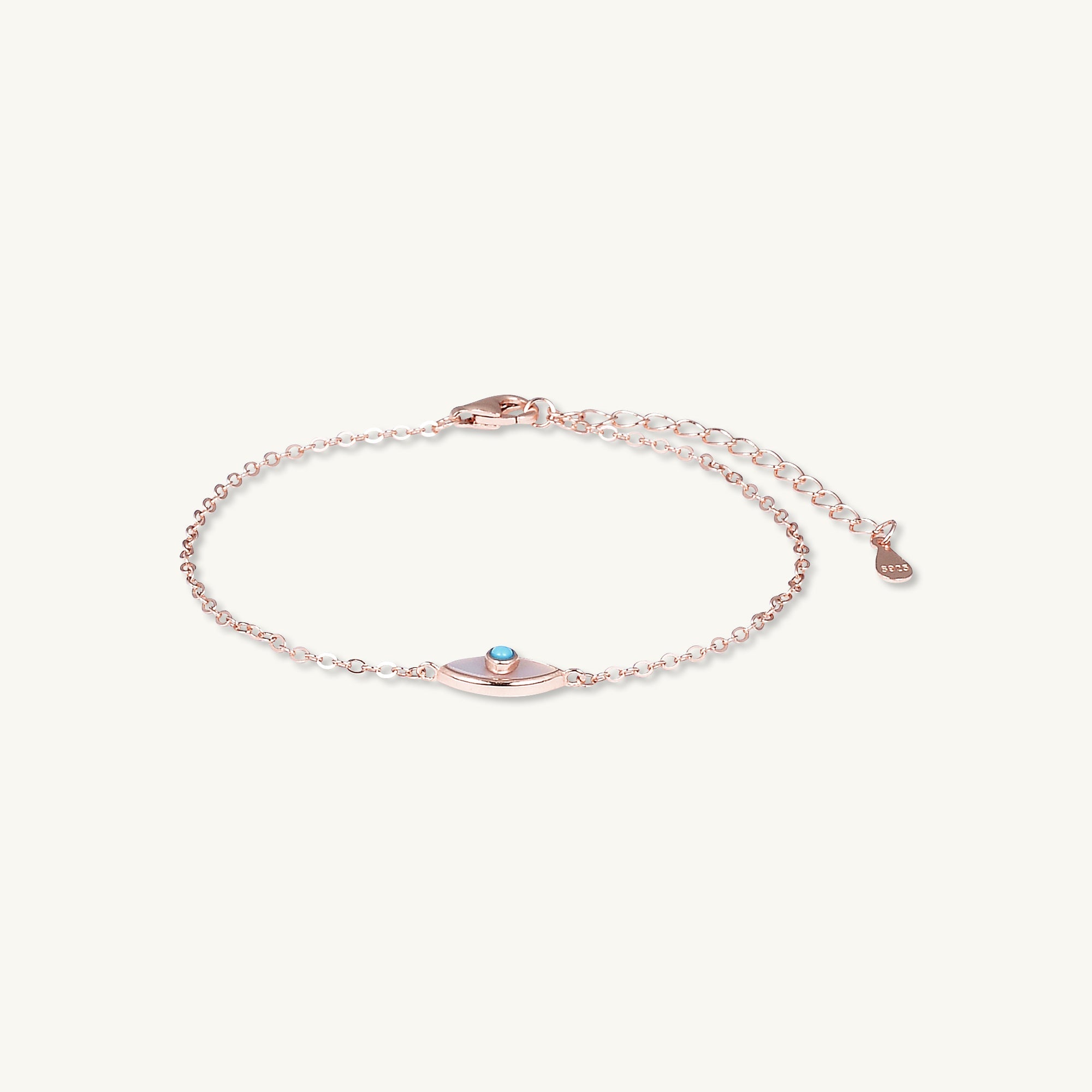 Evil Eye Mother Of Pearl Bracelet - Camile & Stone