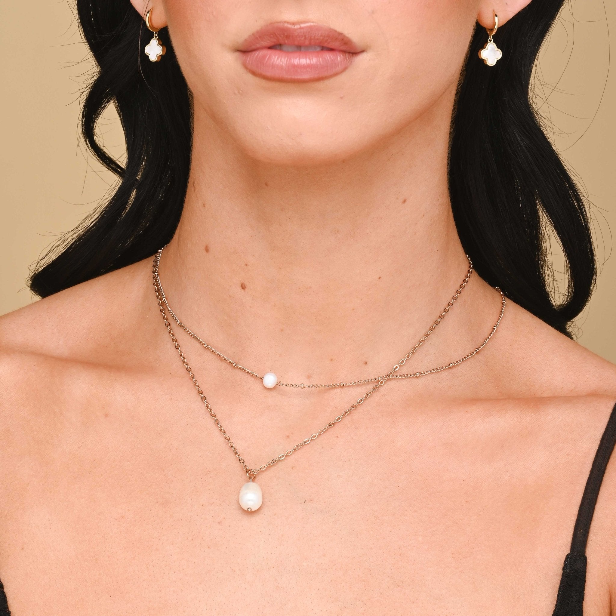 Freshwater Drop Pearl Necklace - Camile & Stone