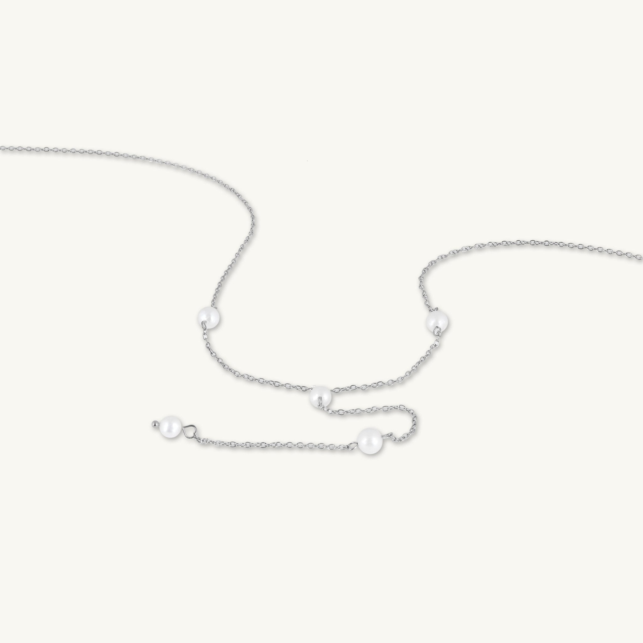 Freshwater Drop Pearl Y Long Necklace - Camile & Stone