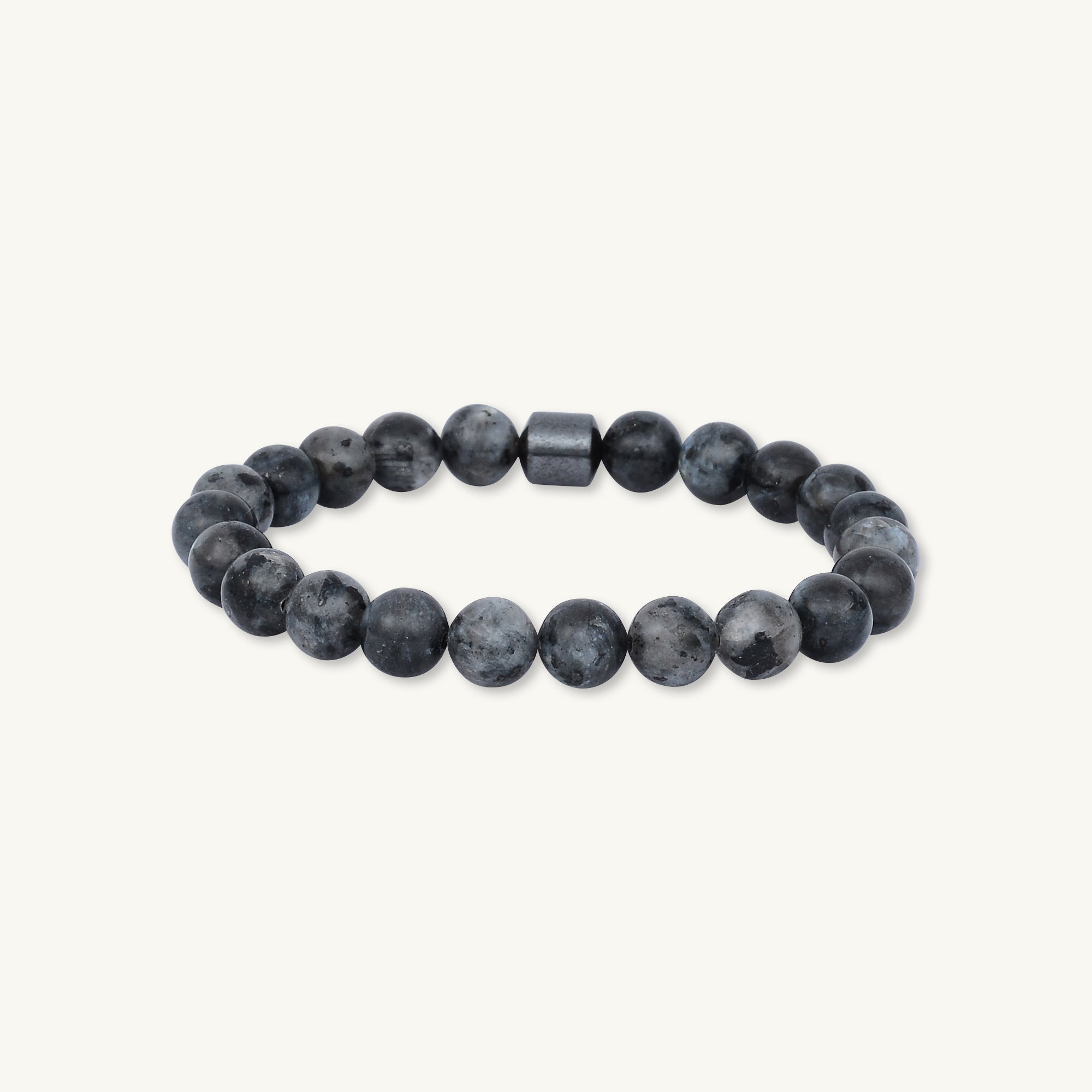 Grey Marble Beaded Bracelet - Camile & Stone