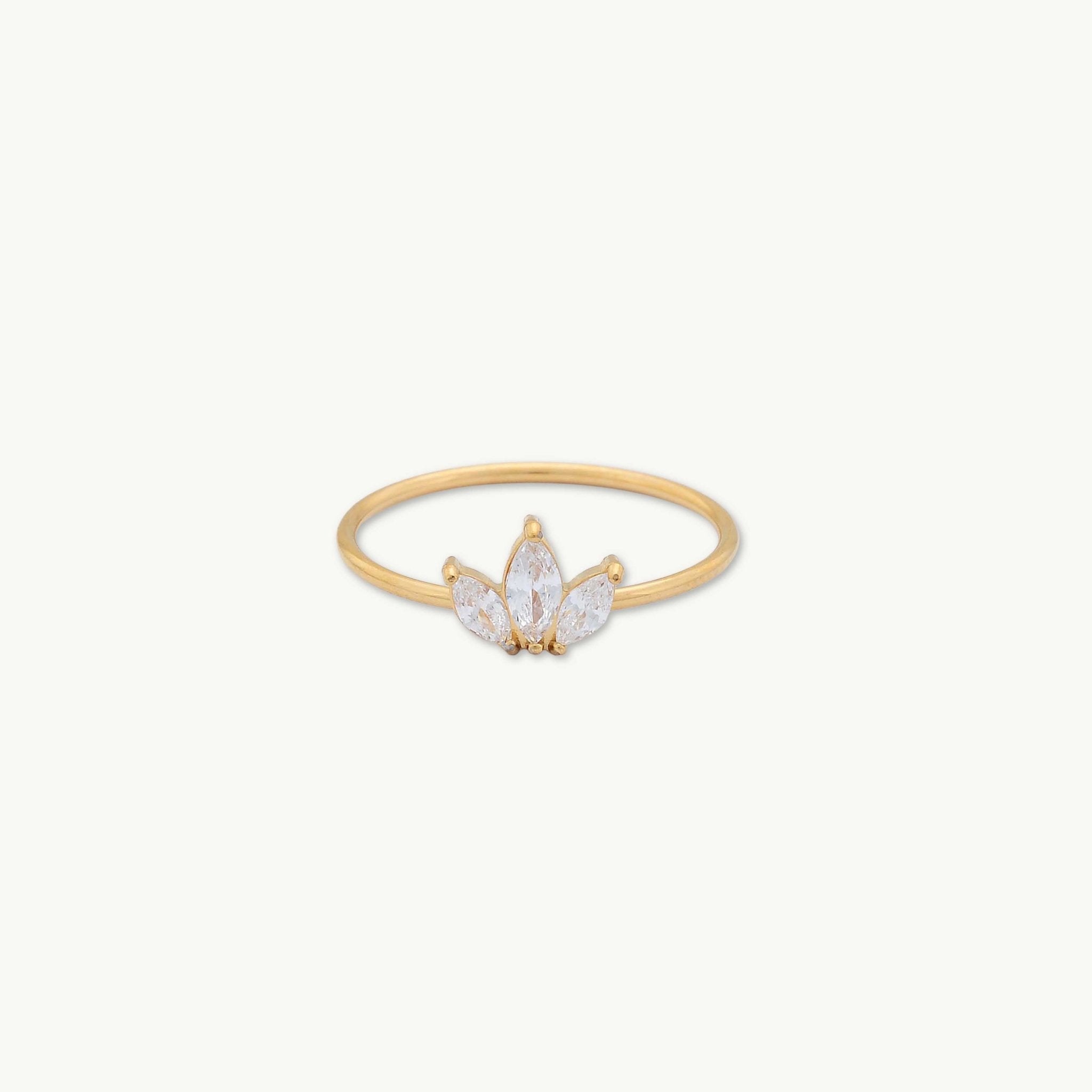 Growth Lotus Stacking Ring - Camile & Stone