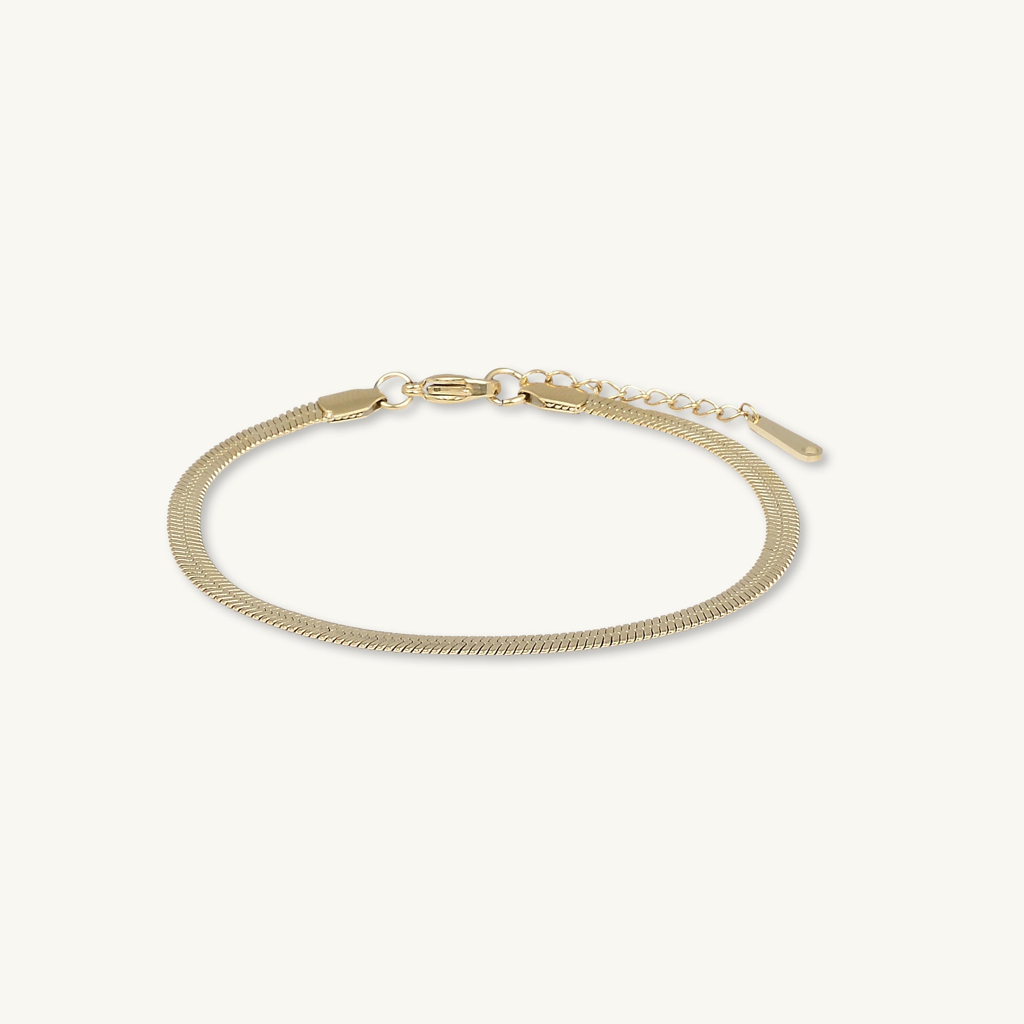 Herringbone Chain Anklet - Camile & Stone