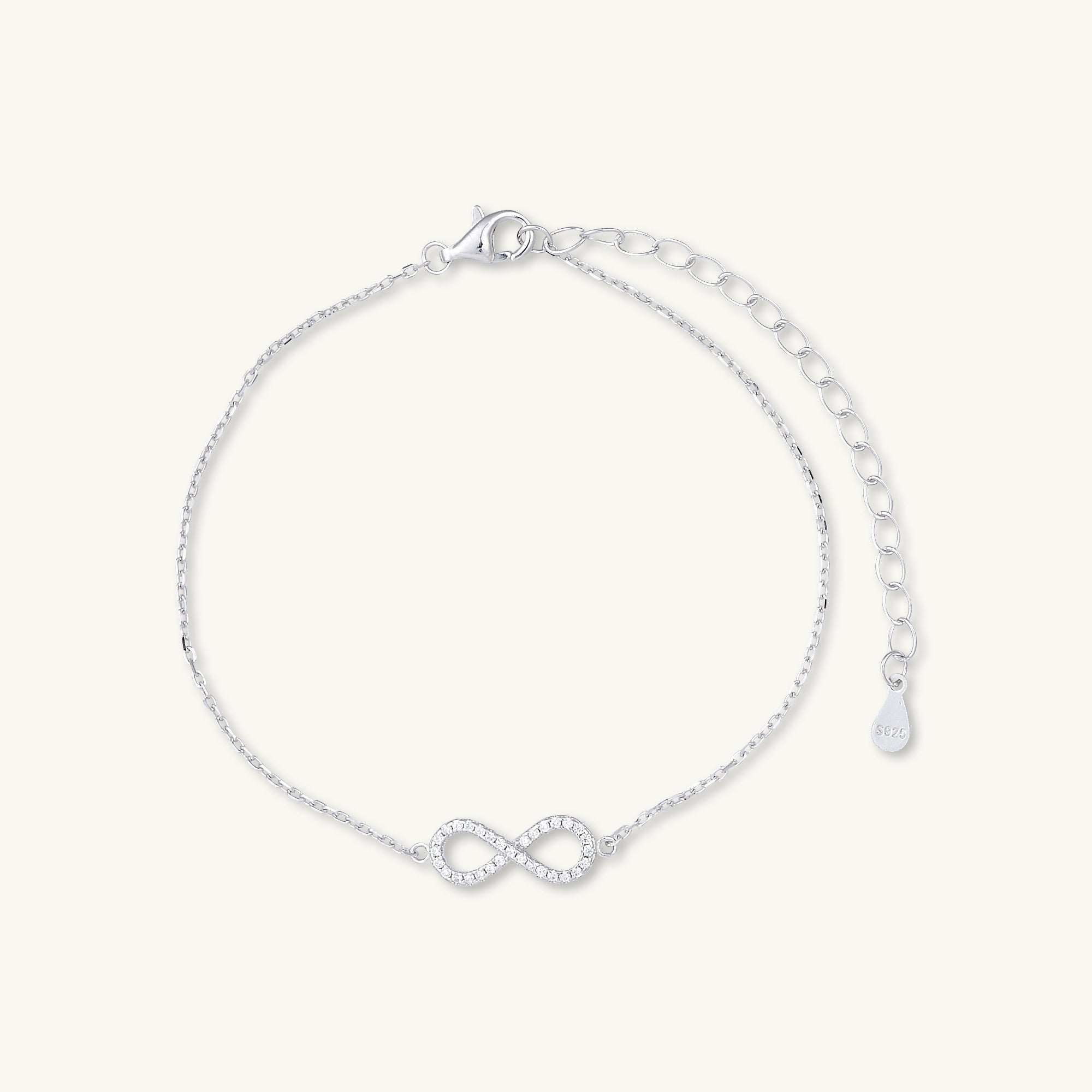 Infinity Sapphire Chain Bracelet - Camile & Stone