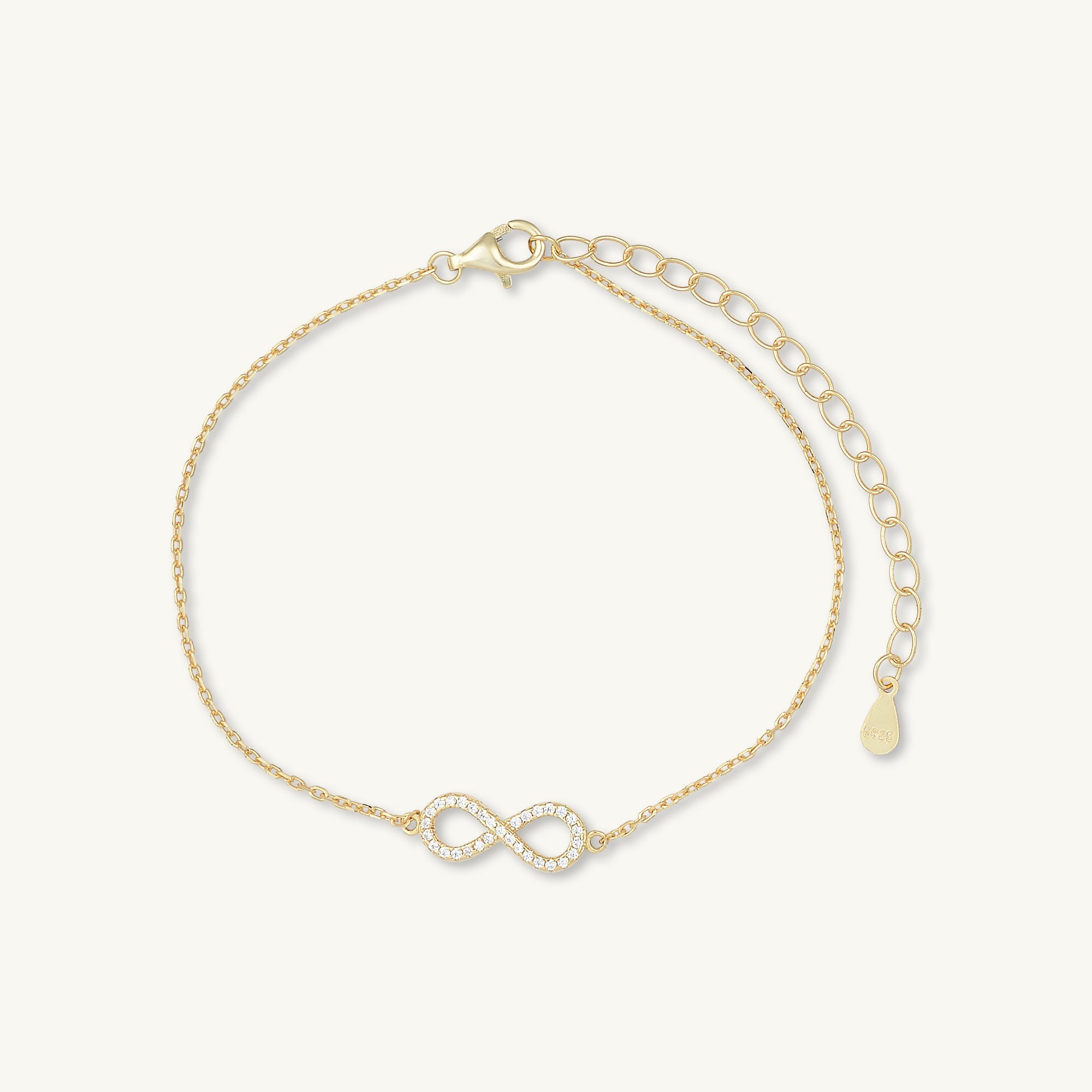 Infinity Sapphire Chain Bracelet - Camile & Stone