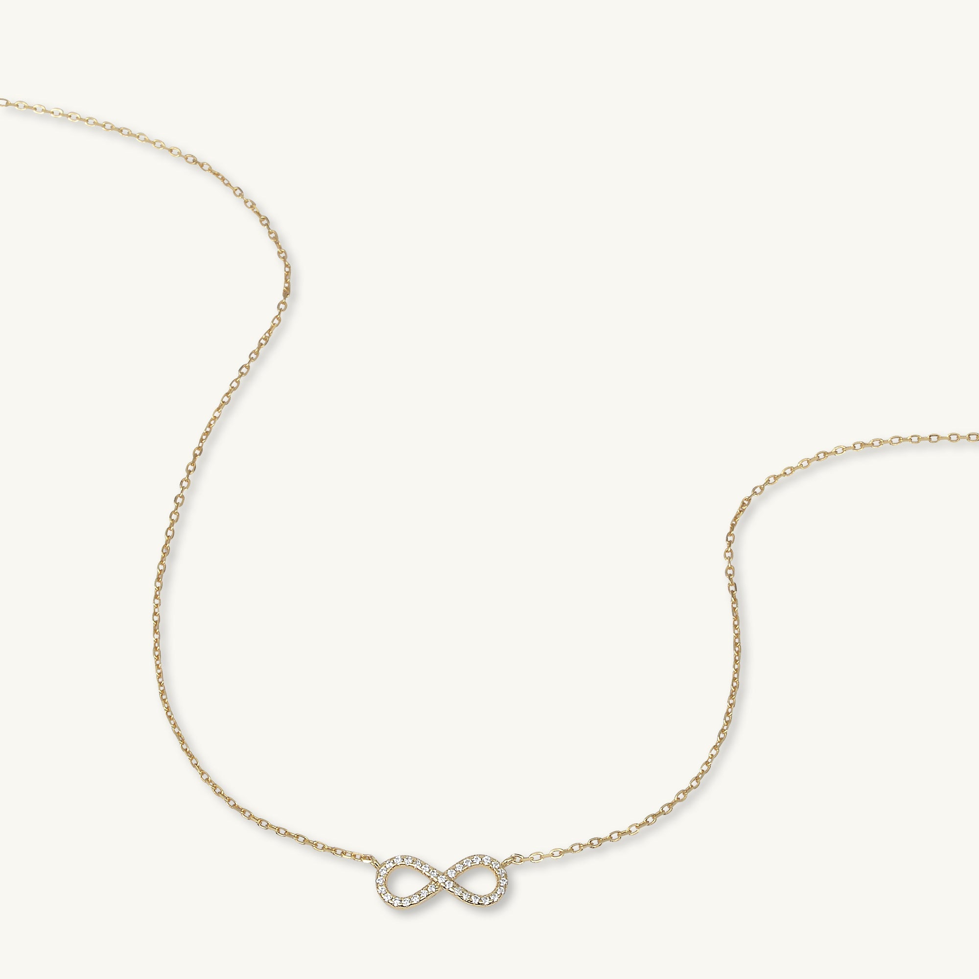 Infinity Sapphire Chain Necklace - Camile & Stone