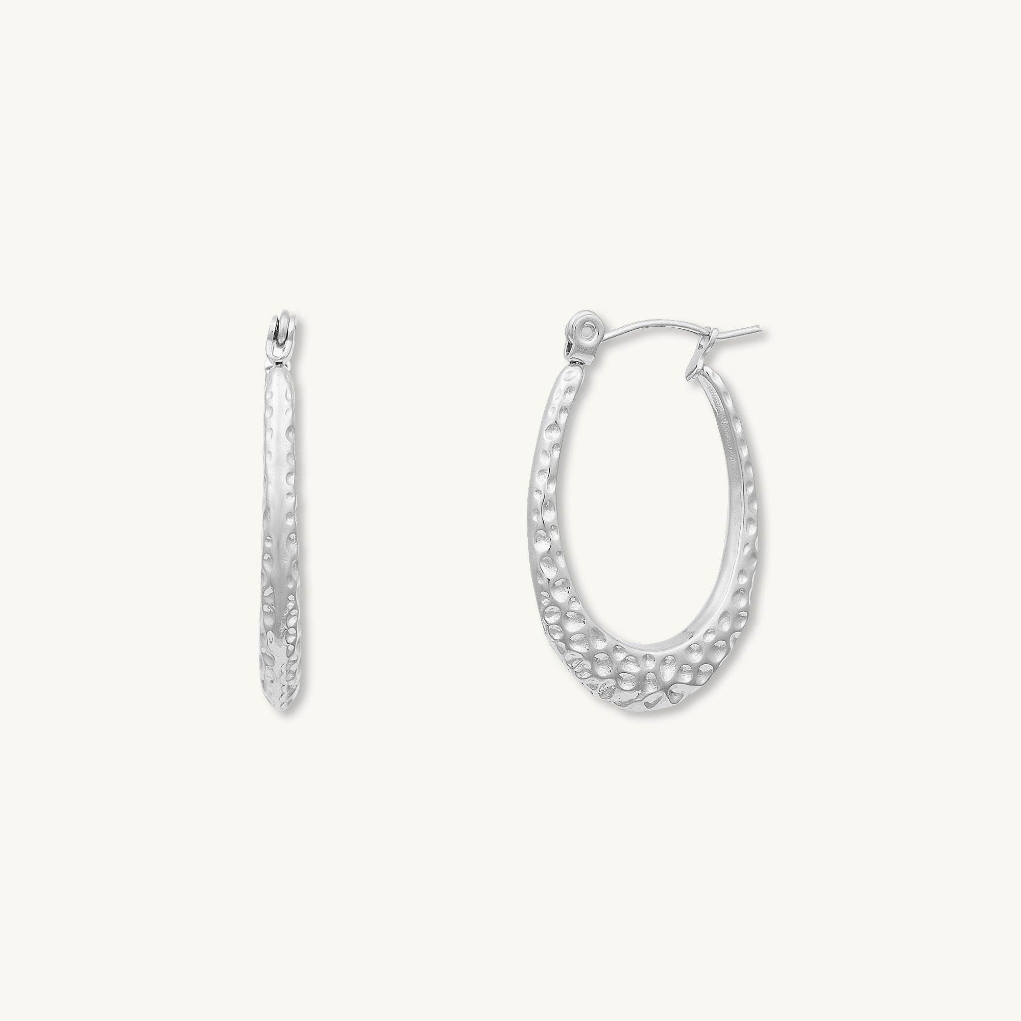 Ivy Molten Hoop Earrings - Camile & Stone