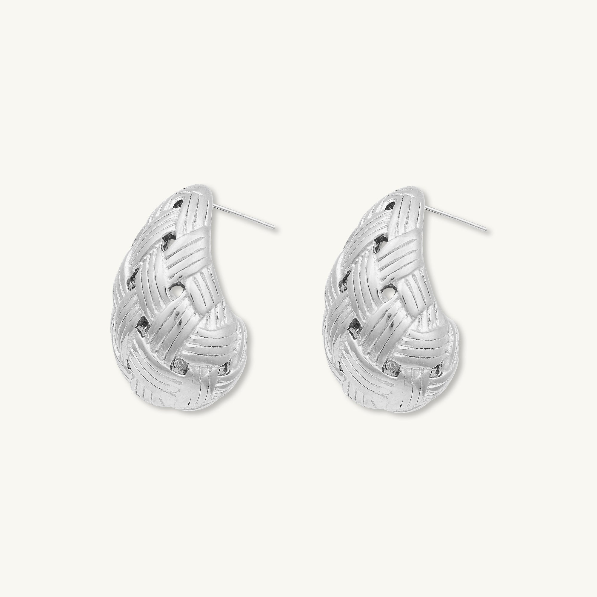 Juliette Weave Dome Earrings - Camile & Stone